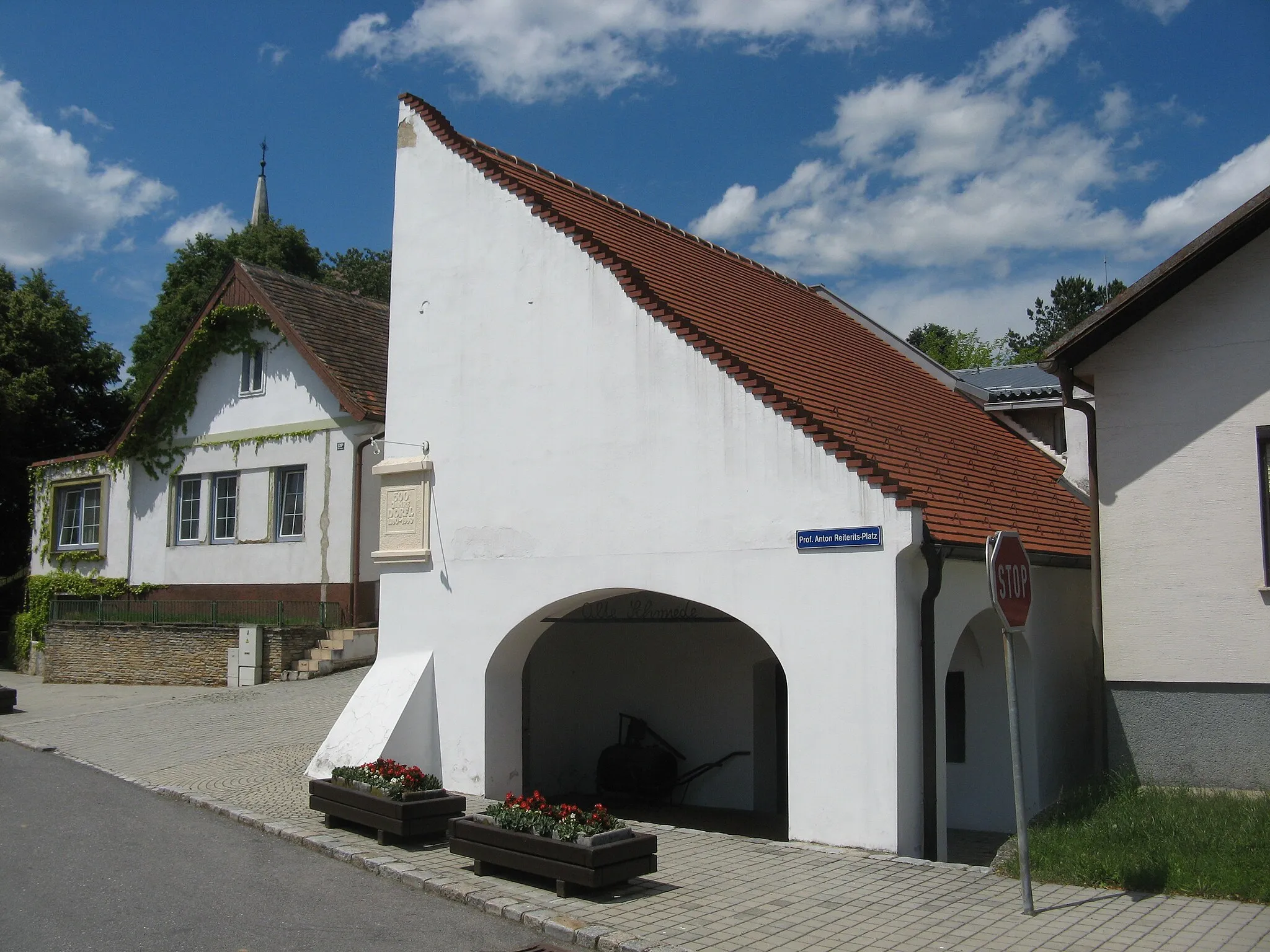 Photo showing: Alte Schmiede in Dörfl, Gemeinde Steinberg-Dörfl, Burgenland