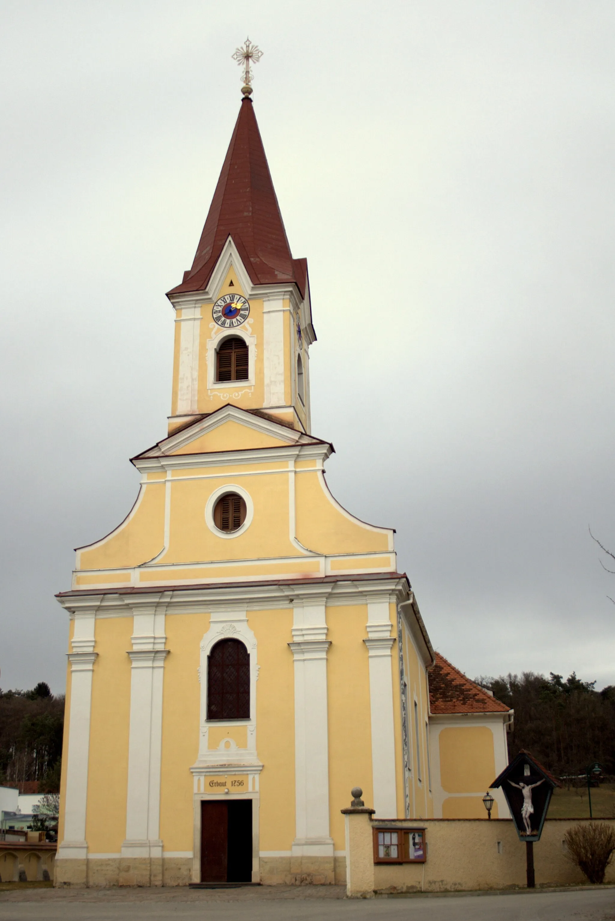 Photo showing: Ebersdorf Kath. Pfarrkirche hl. Andreas