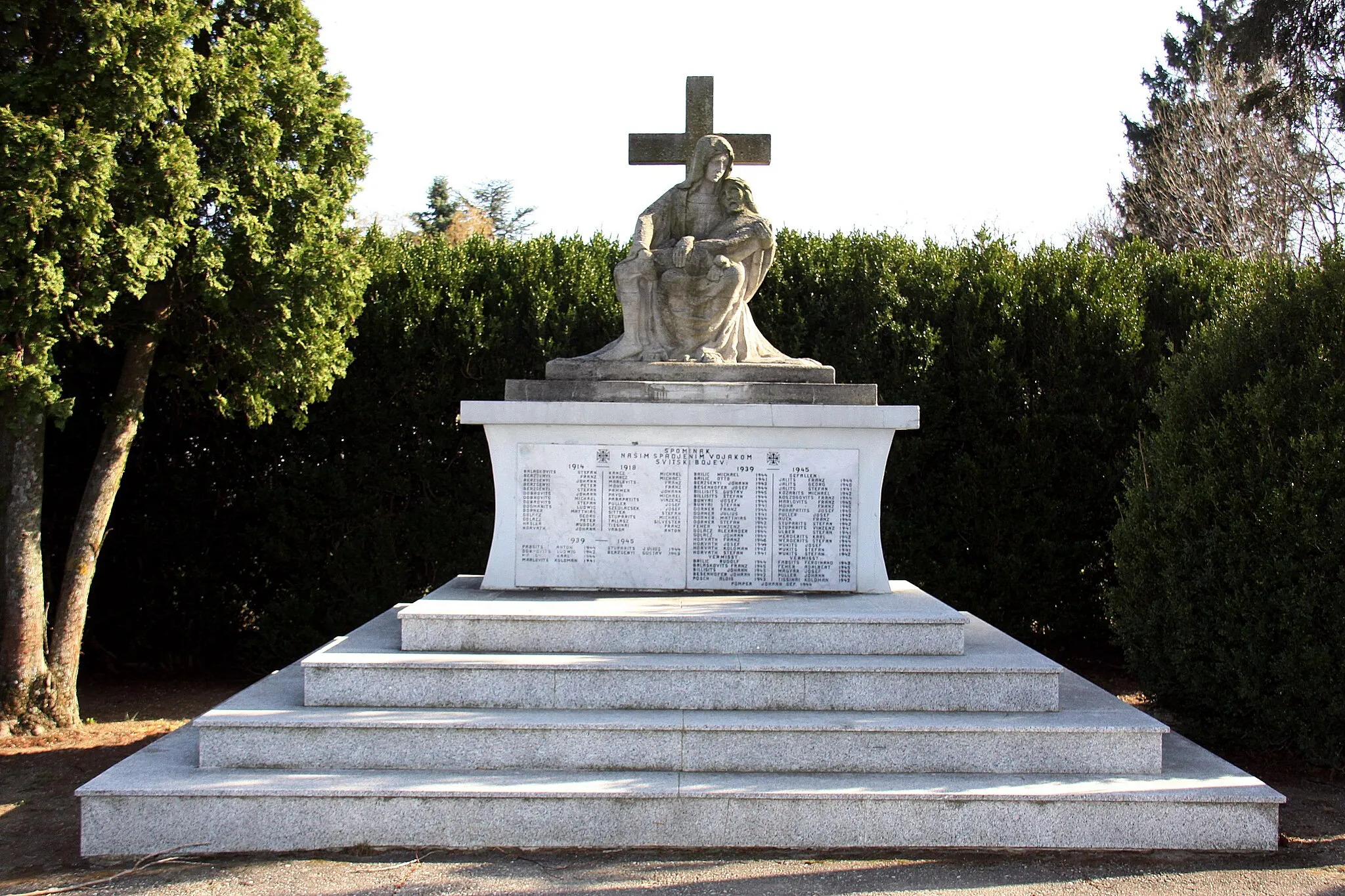 Photo showing: Schachendorf - Kriegerdenkmal auf Grundstück Nr. 193-2 in Dürnbach