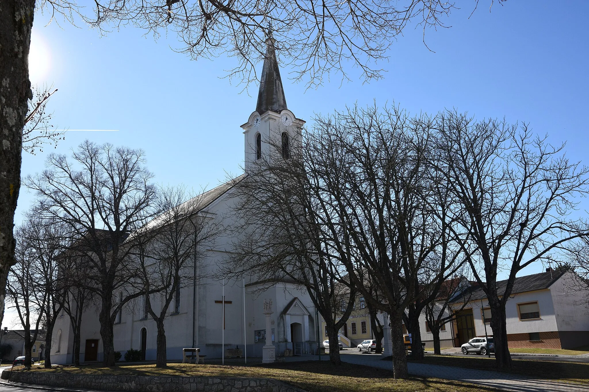 Photo showing: Church Pfarrkirche Kroatisch Minihof