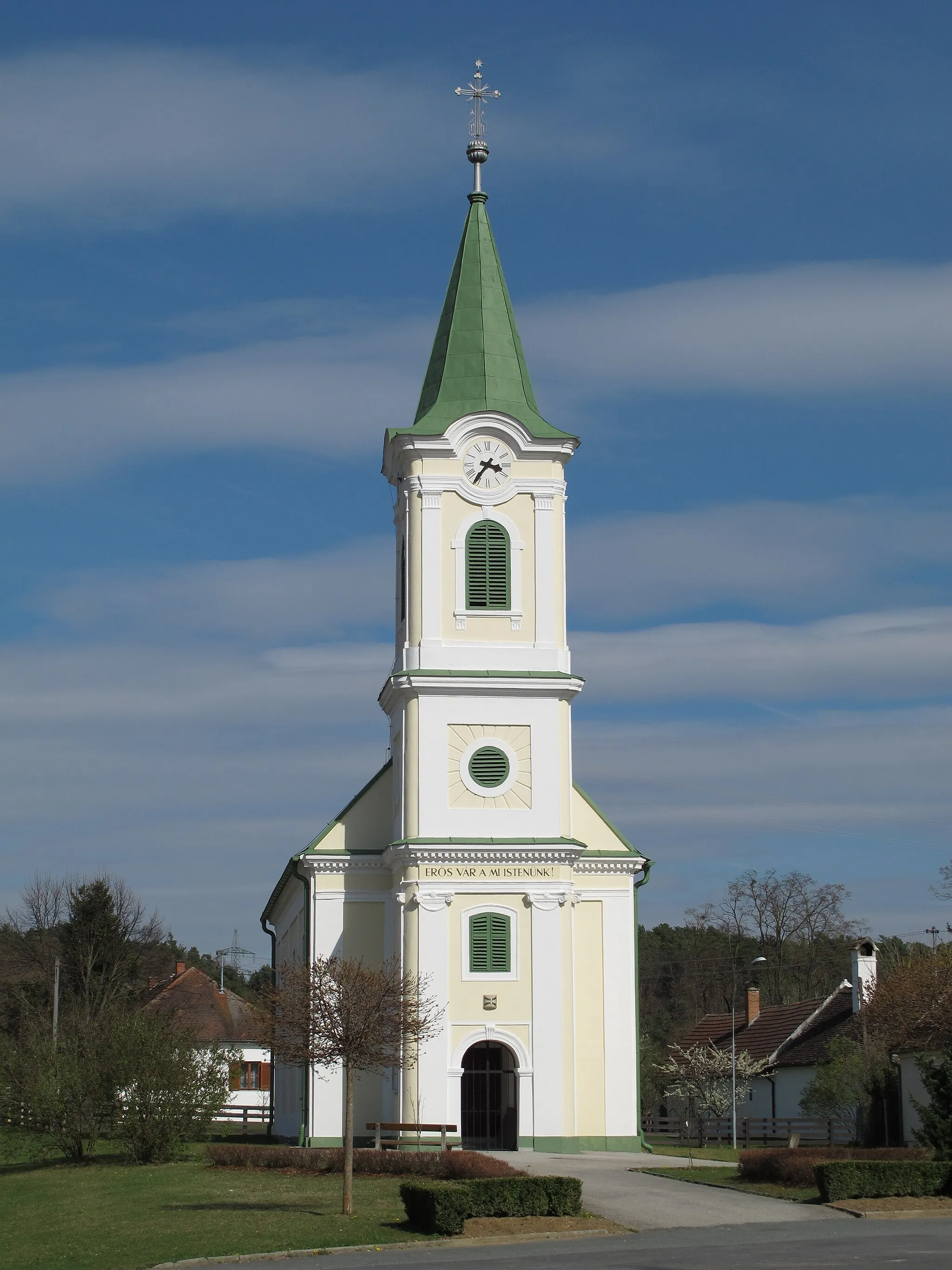 Photo showing: Evangelische Kirche in Siget an der Wart