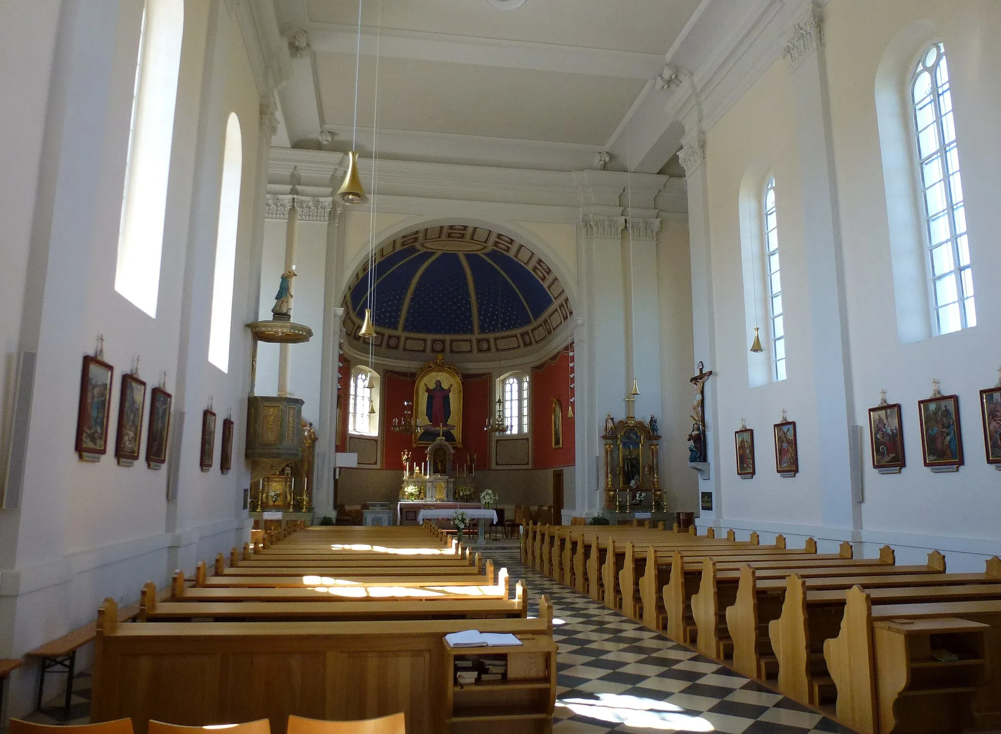 Photo showing: Wallfahrtskirche Maria Schnee, Innenraum