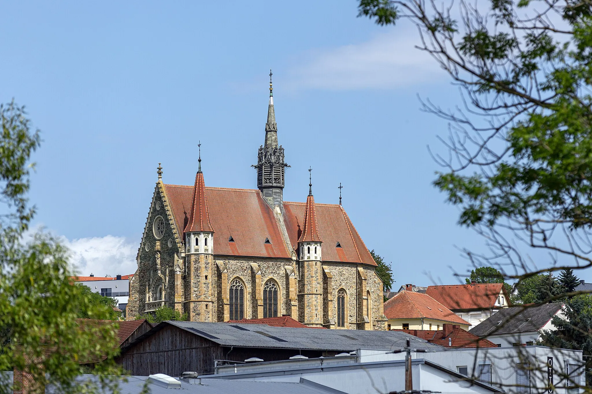 Photo showing: Parish church of Mariasdorf, Burgenland, Austria