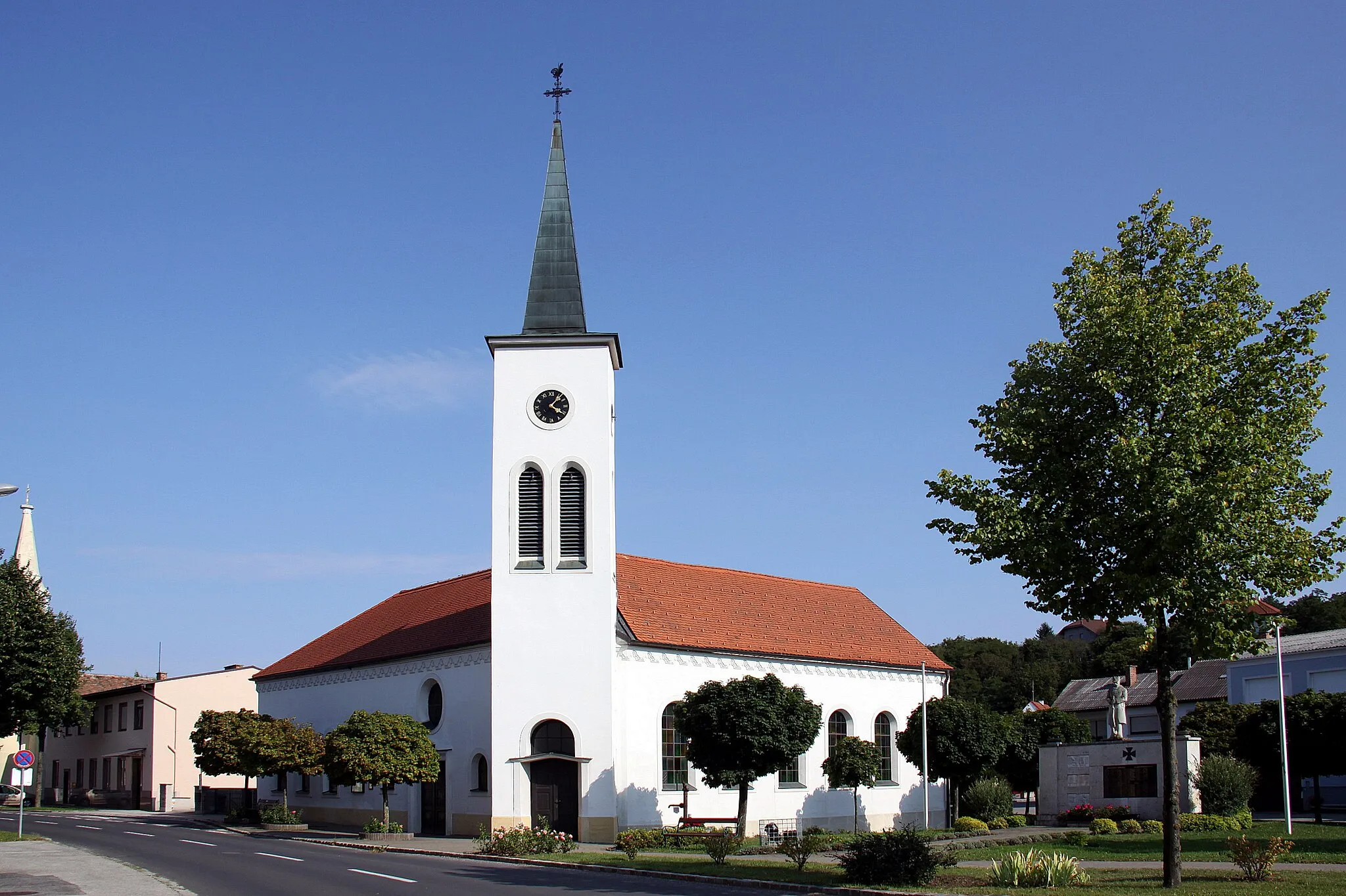Photo showing: Evangelic parish church - Loipersbach im Burgenland