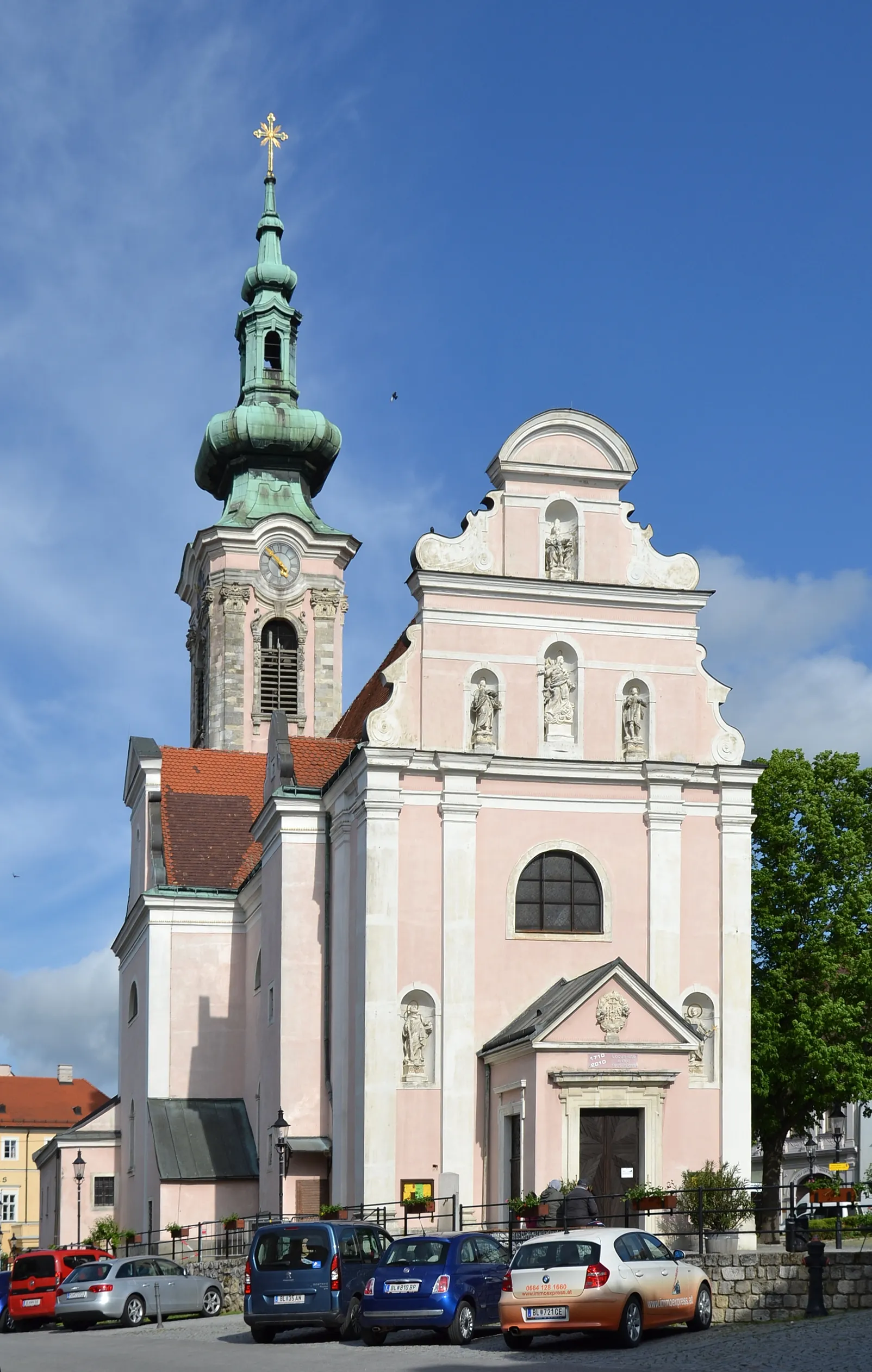 Photo showing: Philippus-und-Jakobus-Kirche, Hainburg an der Donau