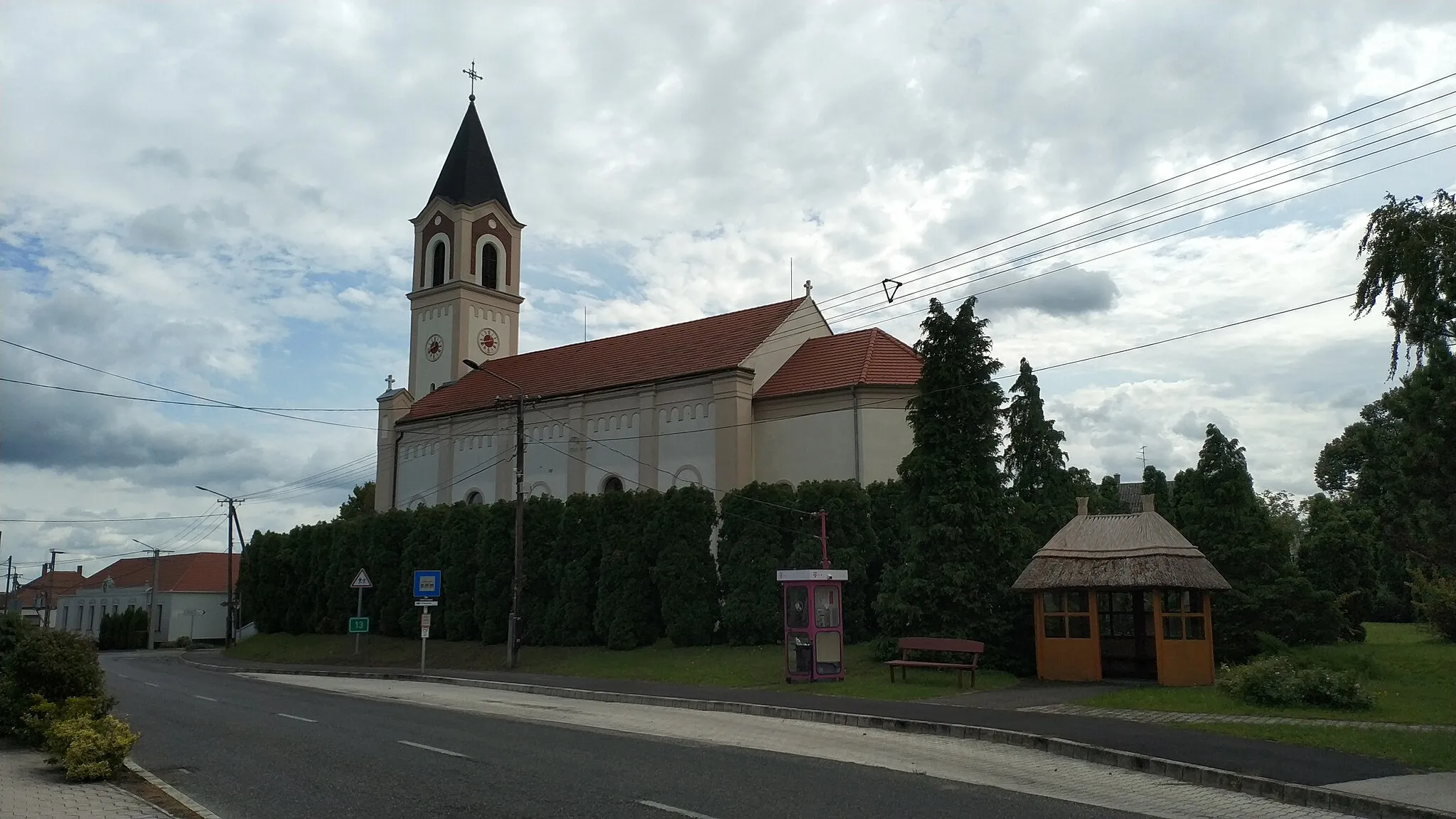 Photo showing: Saint Anne church in Fertőhomok (church)