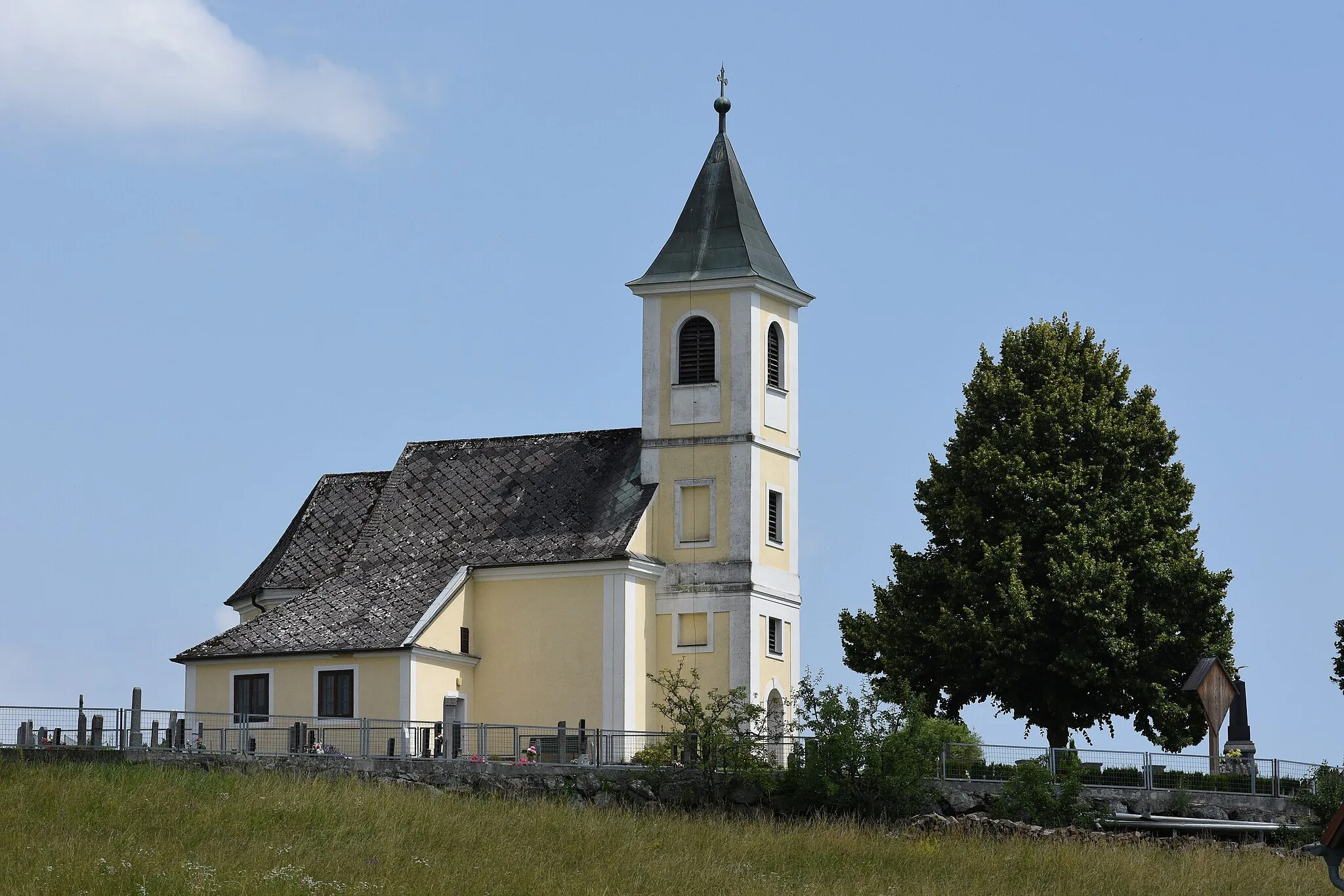 Photo showing: Church Kath. Filialkirche hl. Sebastian, Punitz