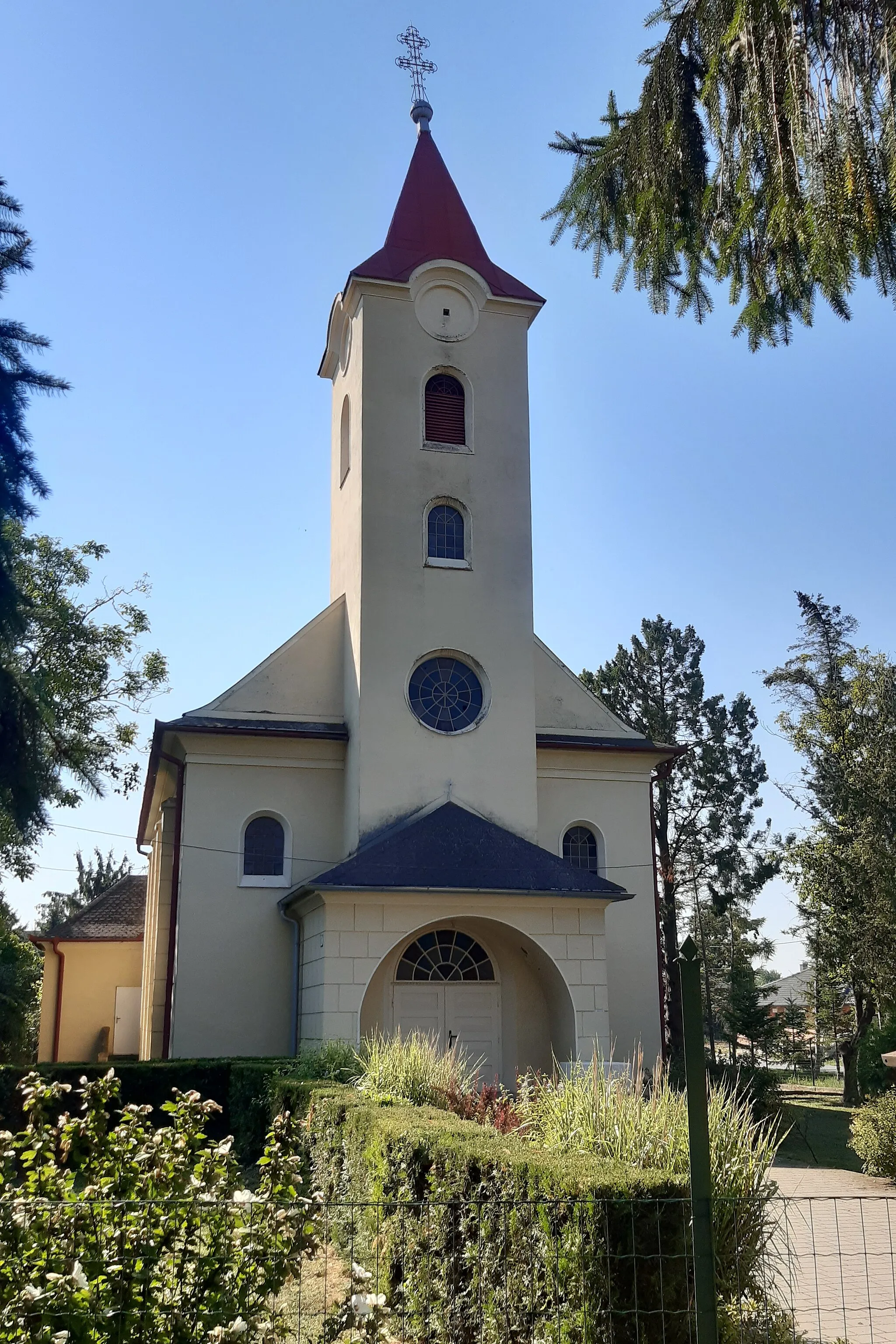 Photo showing: Catholic church in Blahová (Dunajská Streda district)