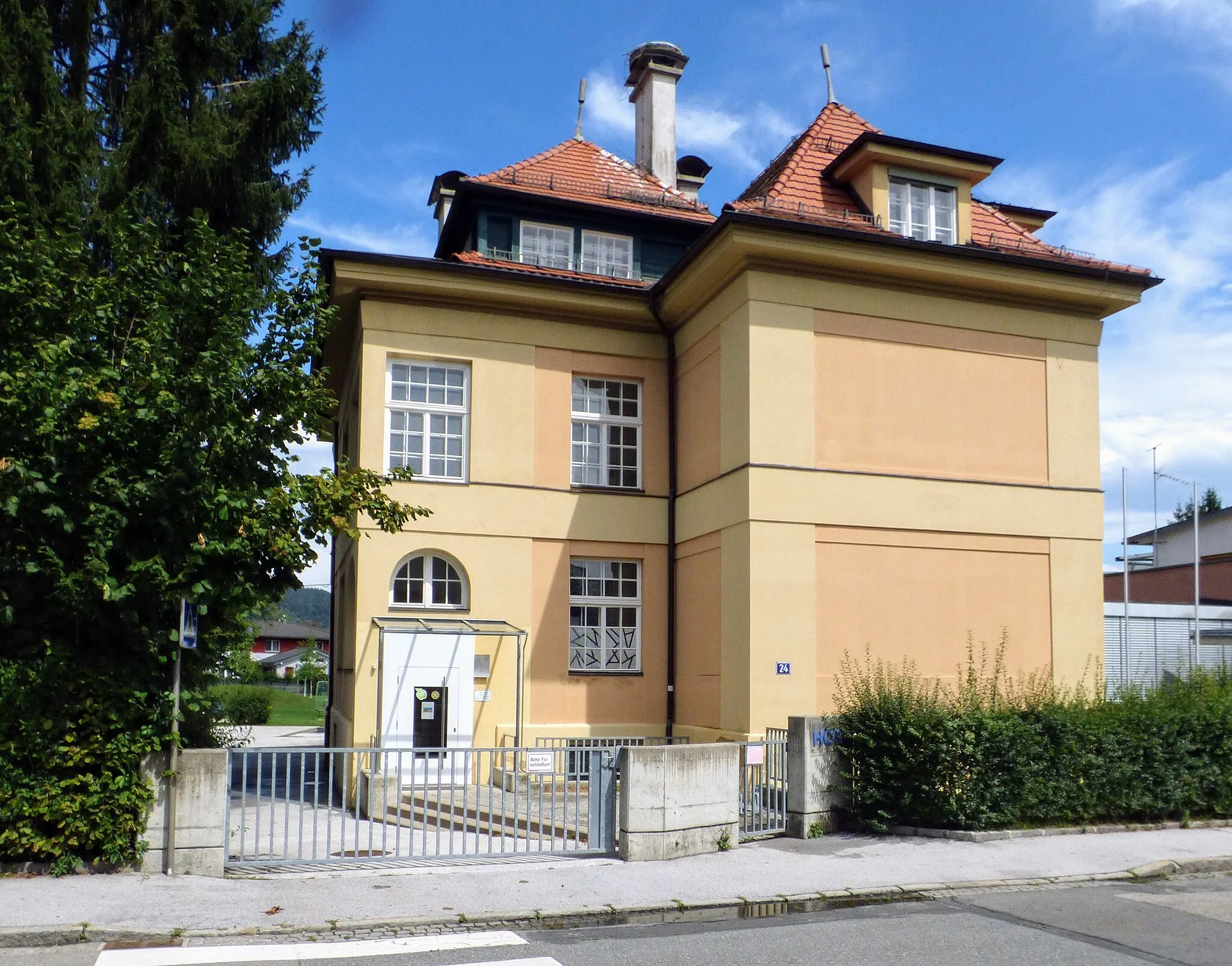 Photo showing: Städtischer Kindergarten und Hort, Klagenfurt, Ehrentaler Straße 24