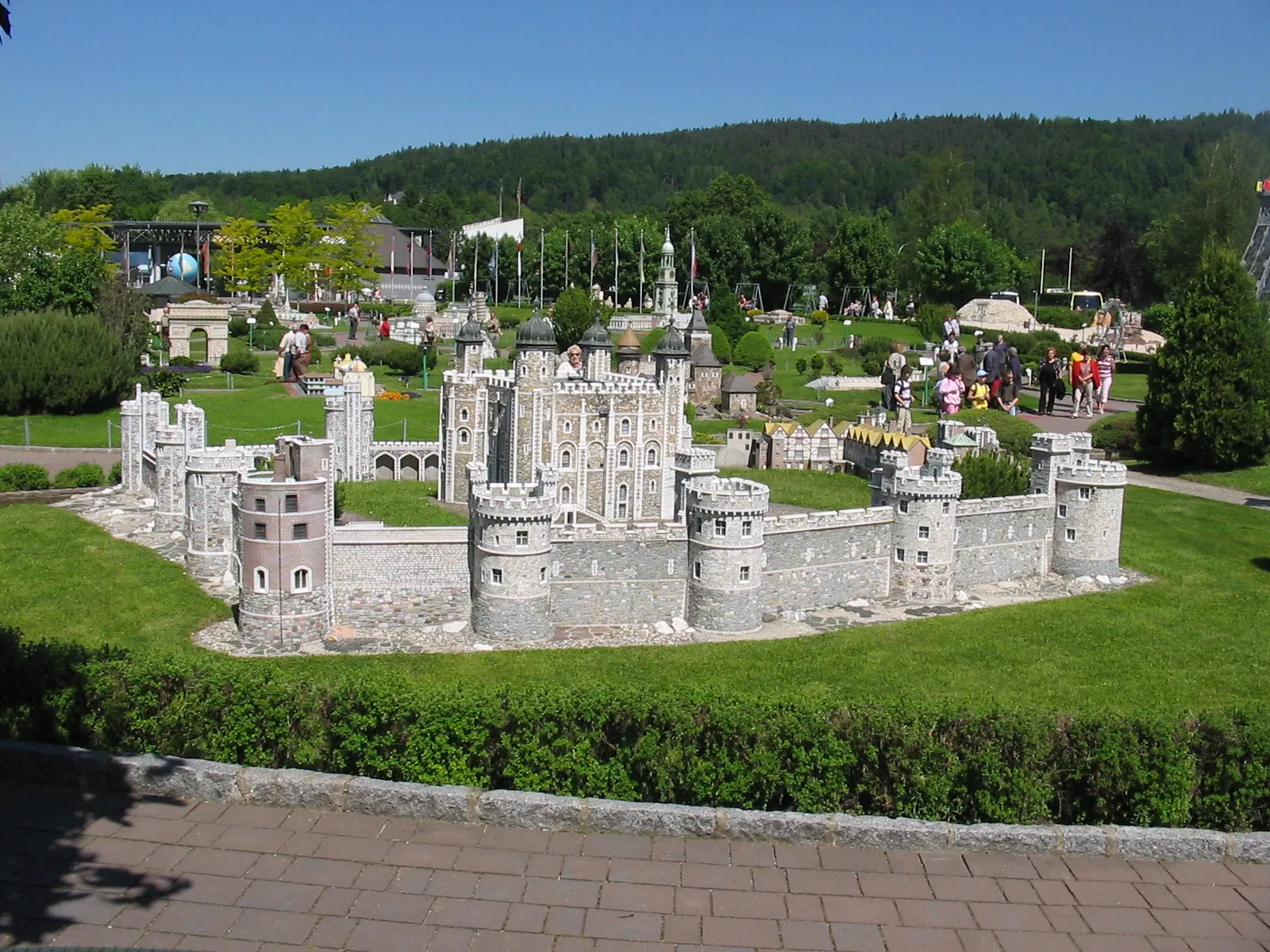 Photo showing: Tower of London at Minimundus Klagenfurt