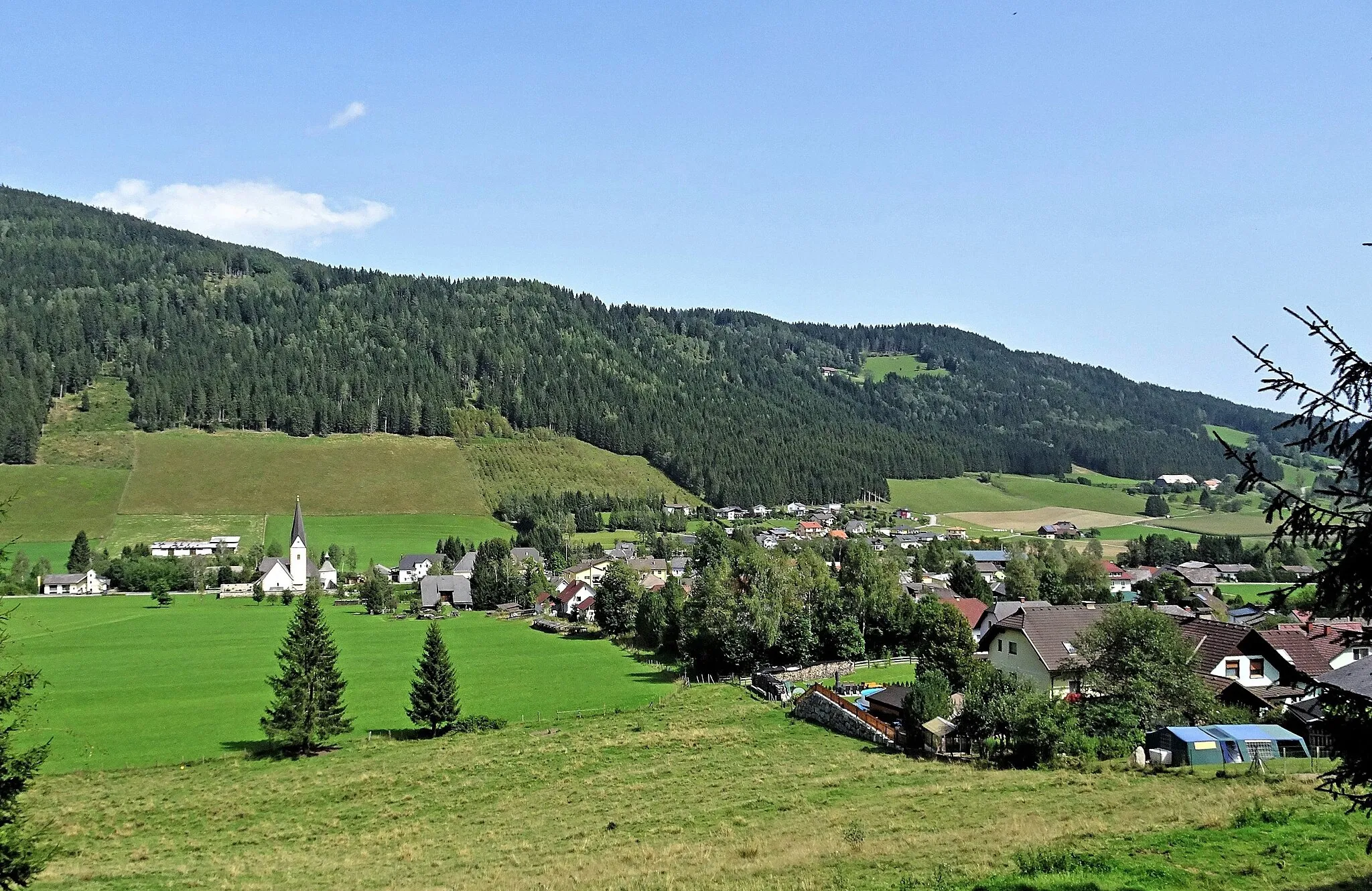 Photo showing: Glödnitz, Westansicht