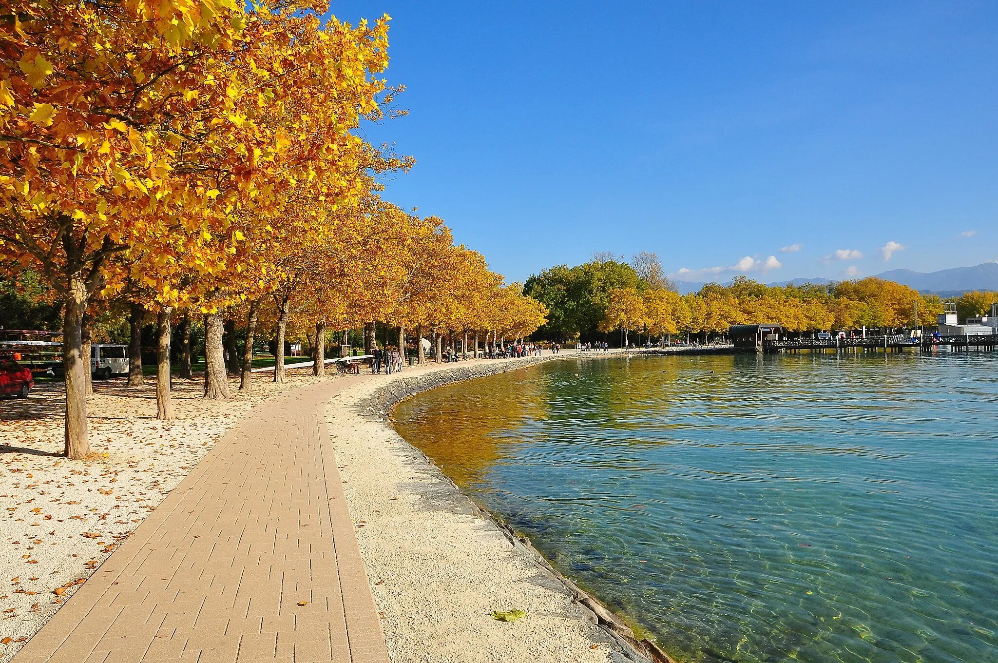 Photo showing: Friedelstrand in Gurlitsch, 12th district “Saint Martin”, capital Klagenfurt, Carinthia, Austria, EU