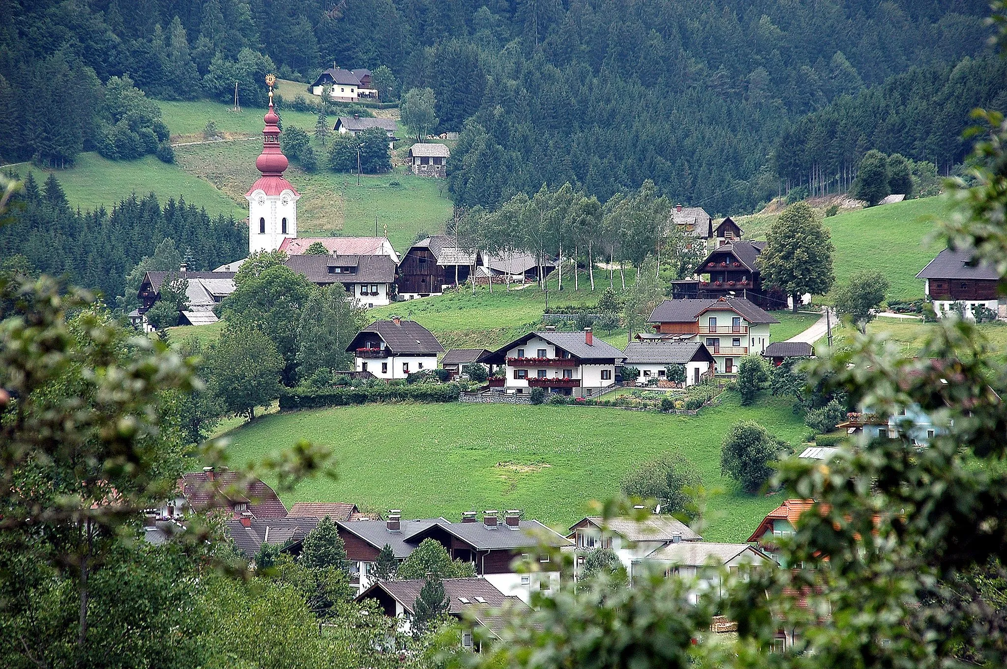 Photo showing: Village of Sirnitz, Carinthia, Austria