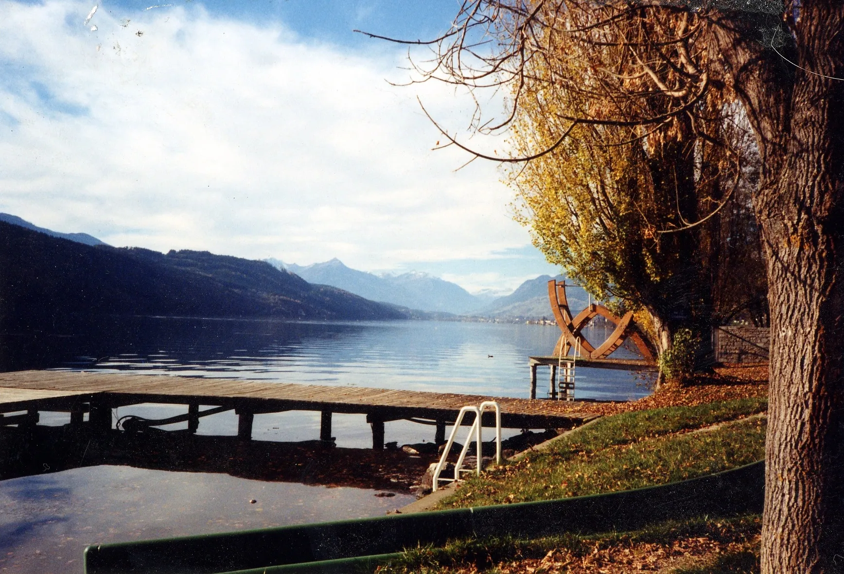 Photo showing: Lido in Dellach am Lake Millstatt in Carinthia / Austria / EU.