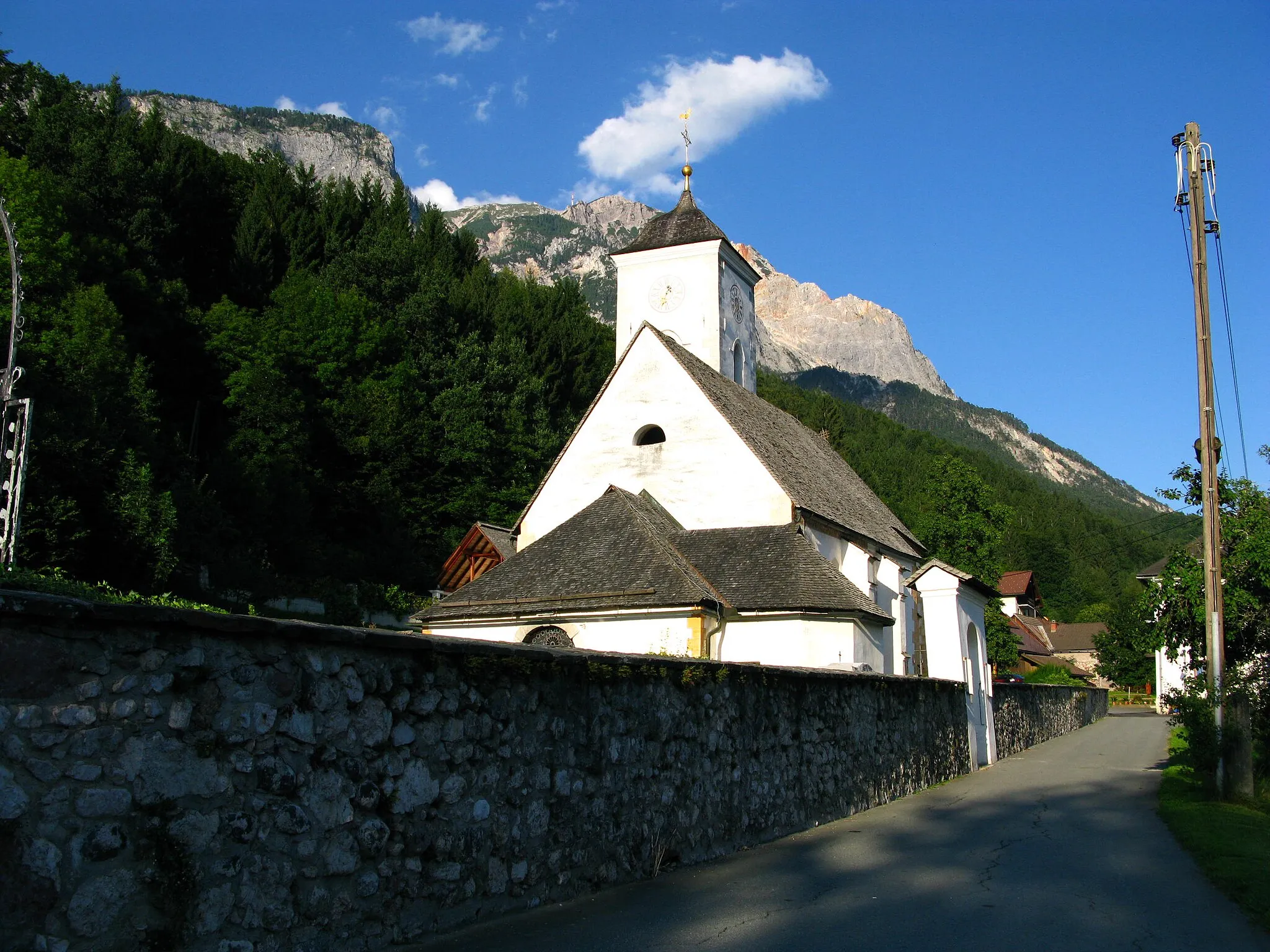 Photo showing: Kirche von Saak in Nötsch im Gailtal in the south of Carinthia in Austria / EU.