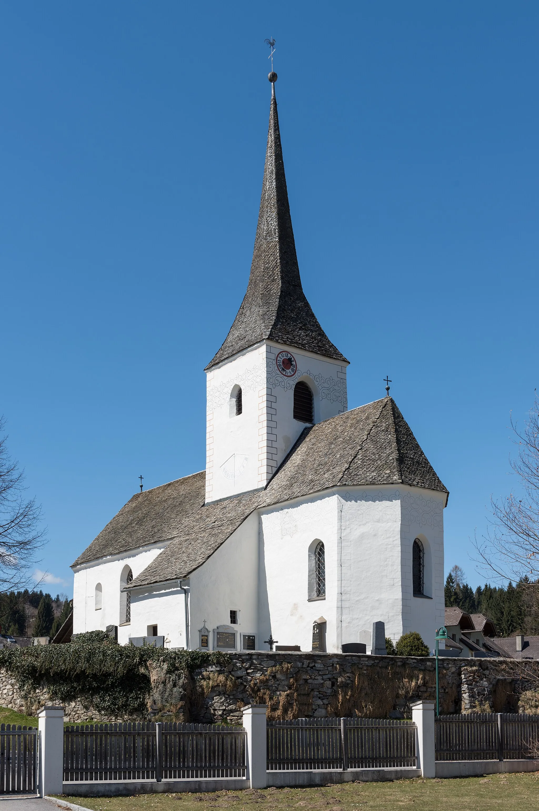 Photo showing: Parish church Saints Peter and Paul in Steuerberg #1a, municipality Steuerberg, district Feldkirchen, Carinthia, Austria, EU