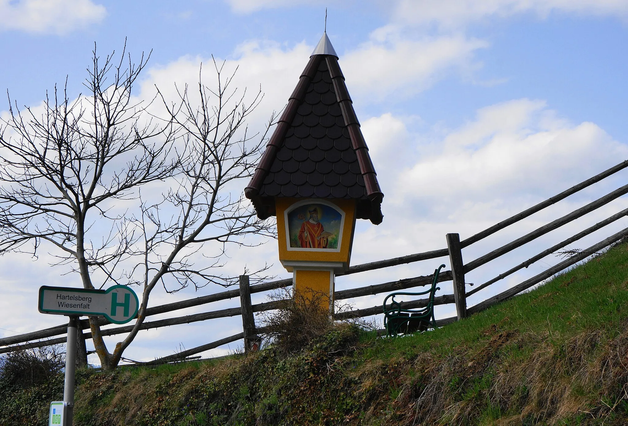 Photo showing: Way Shrine Hartneidstein, Eitweg, municipality Sankt Andrä Carinthia, Austria EU