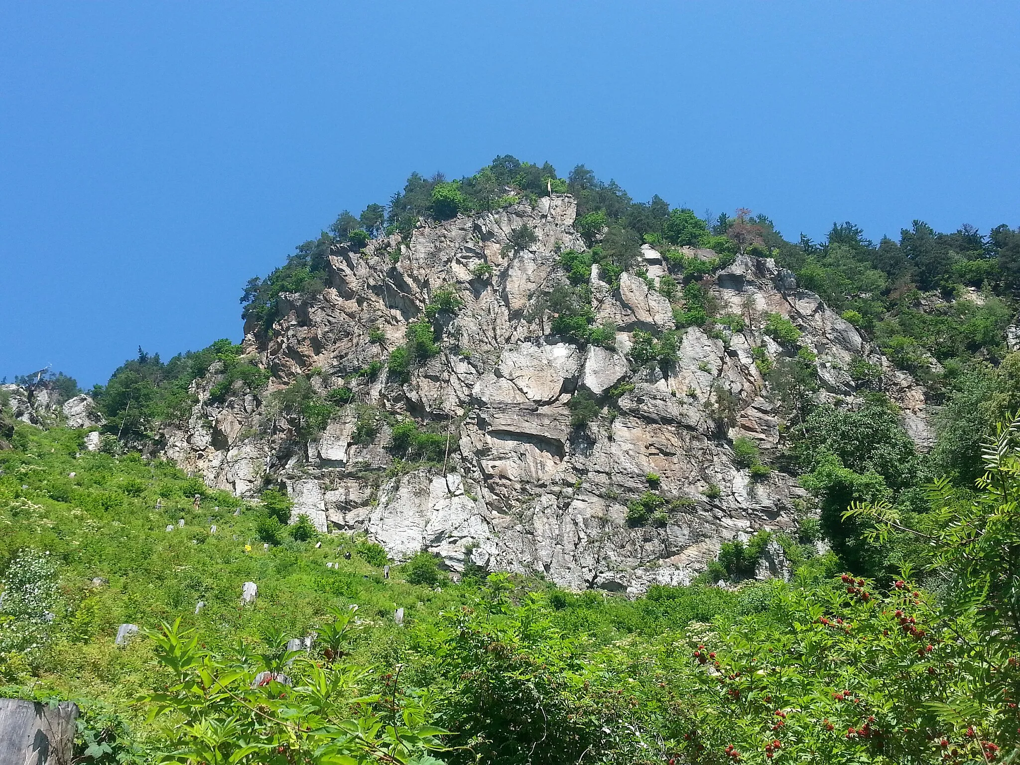 Photo showing: Breitwand (oder auch Bratwand bzw. Bratwond) in Döbriach, Radenthein