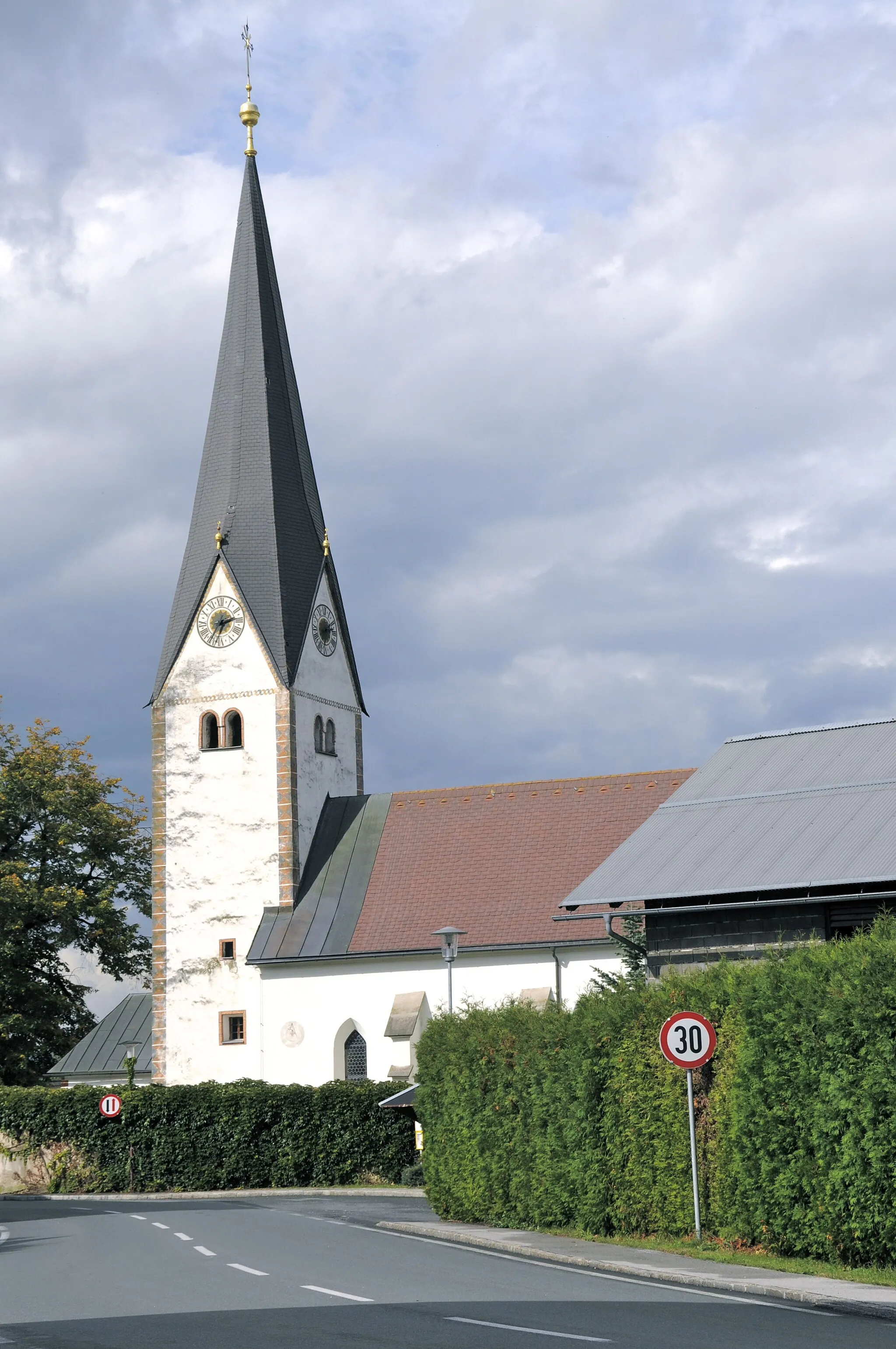 Photo showing: Parish church Saint Stephen in Sankt Stefan im Jauntal, municipality Globasnitz, district Voelkermarkt, Carinthia / Austria / EU