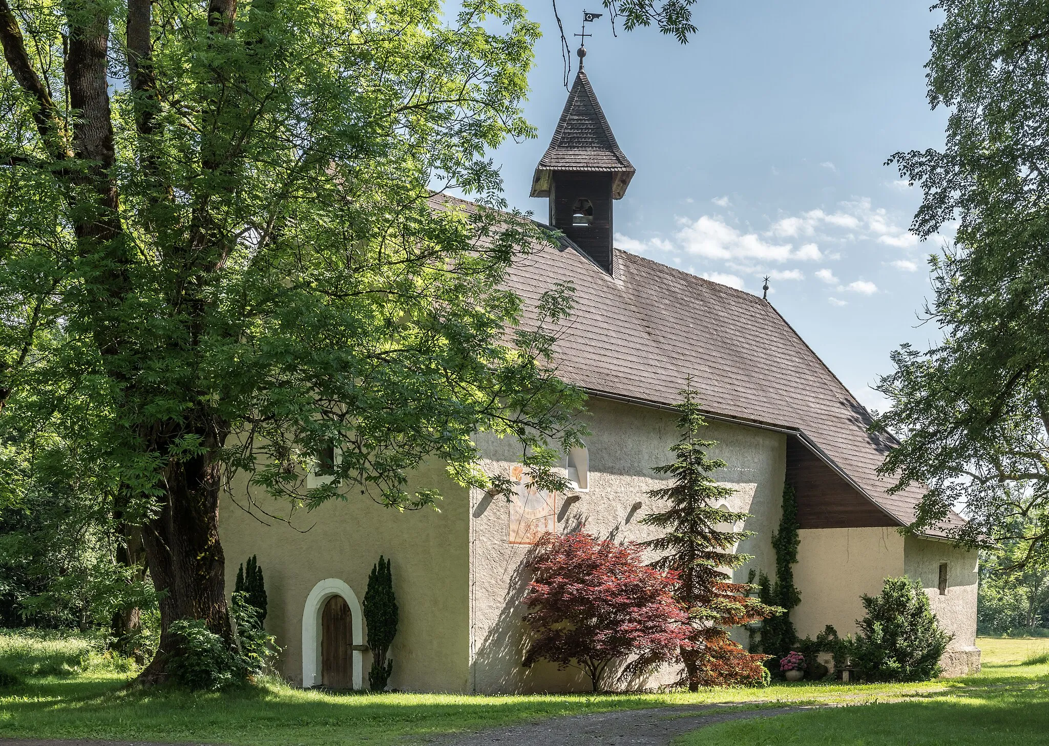 Photo showing: Subsidiary church Saint John the Baptist in Spitzwiesen, municipality Deutsch-Griffen, district Sankt Veit, Carinthia, Austria, EU