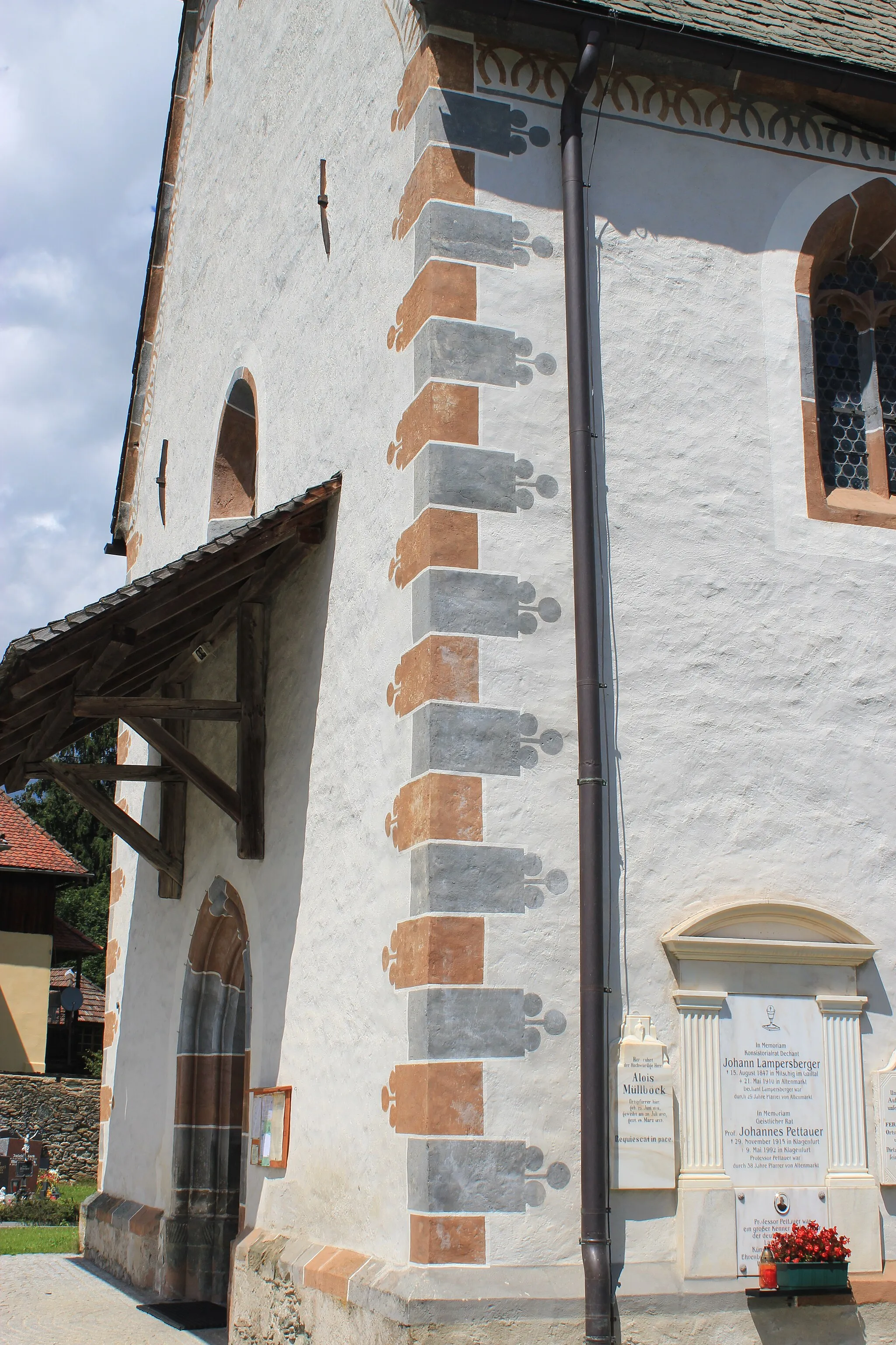 Photo showing: Parish church Altenmarkt in the community Weitensfeld im Gurktal - detail