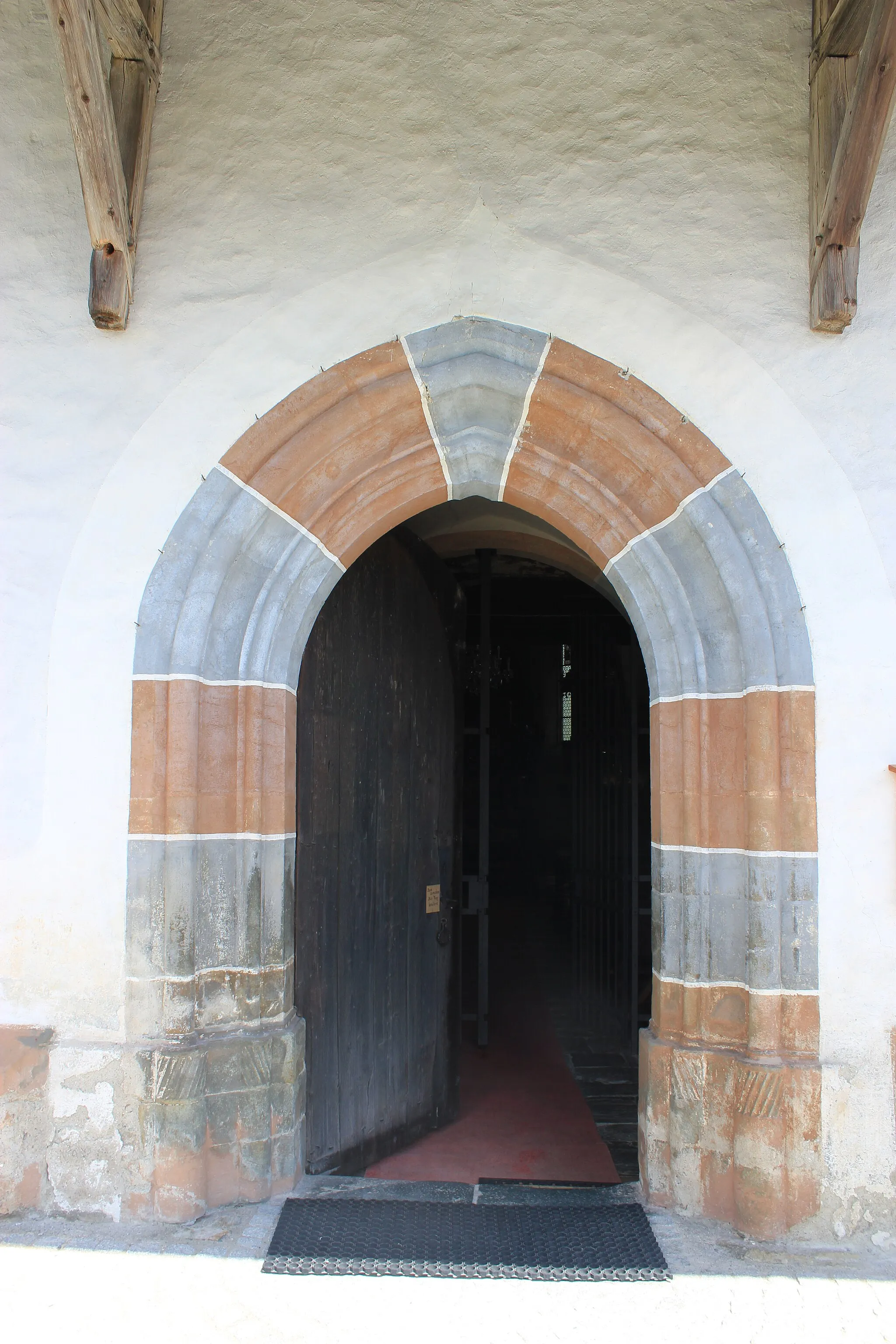 Photo showing: Parish church Altenmarkt in the community Weitensfeld im Gurktal - Westportal