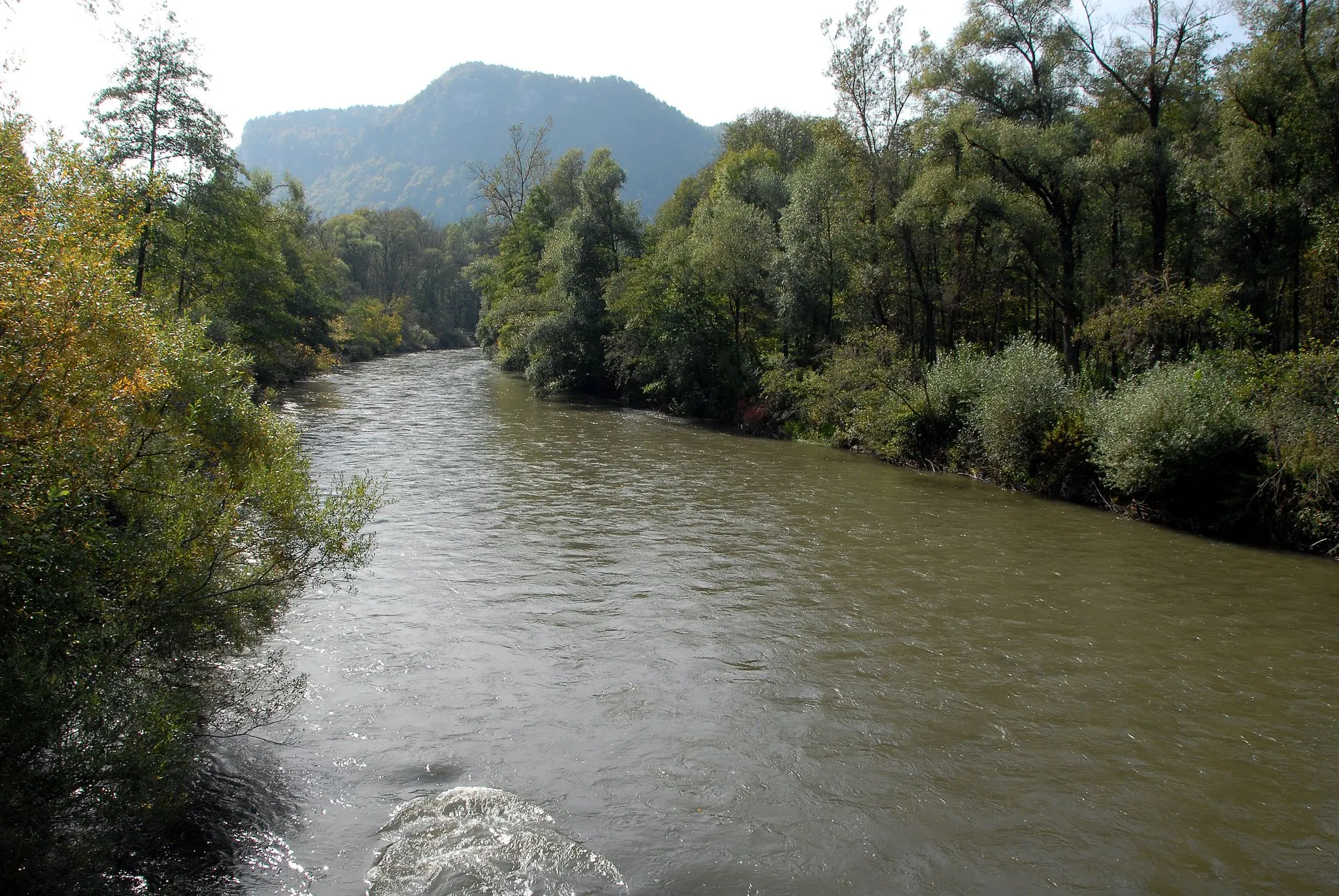 Photo showing: River Gurk near Truttendorf municipality Grafenstein, district Klagenfurt Land, Carinthia / Austria / EU