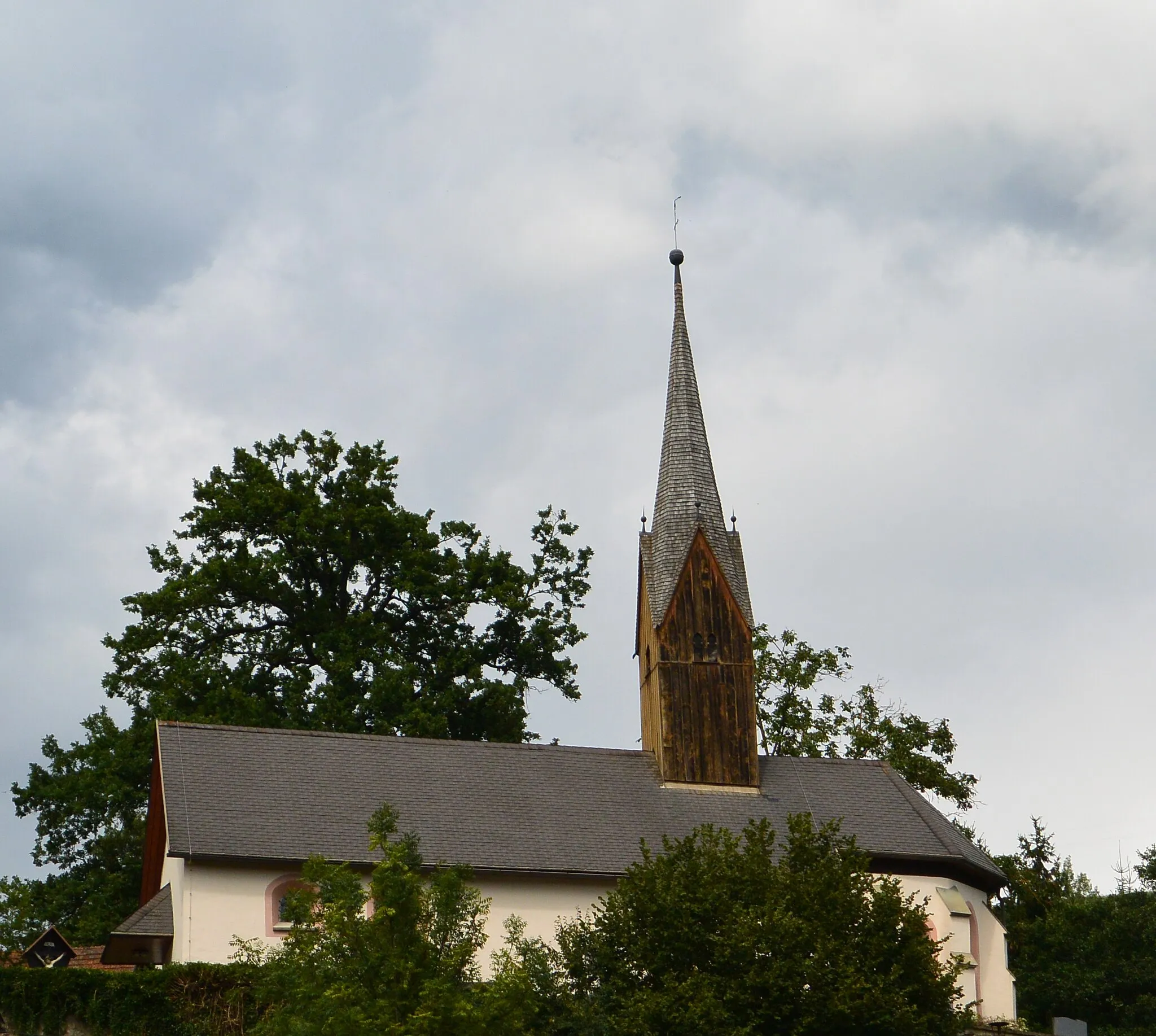 Photo showing: Parish church Sankt Paul ob Ferndorf in the community of Ferndorf