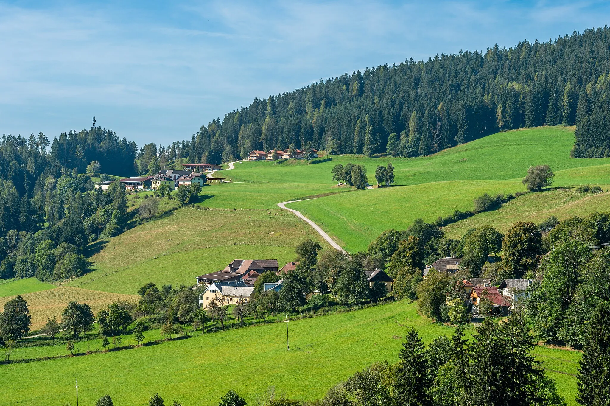 Photo showing: Pflausach, market town Liebenfels, district Sankt Veit, Carinthia, Austria, EU