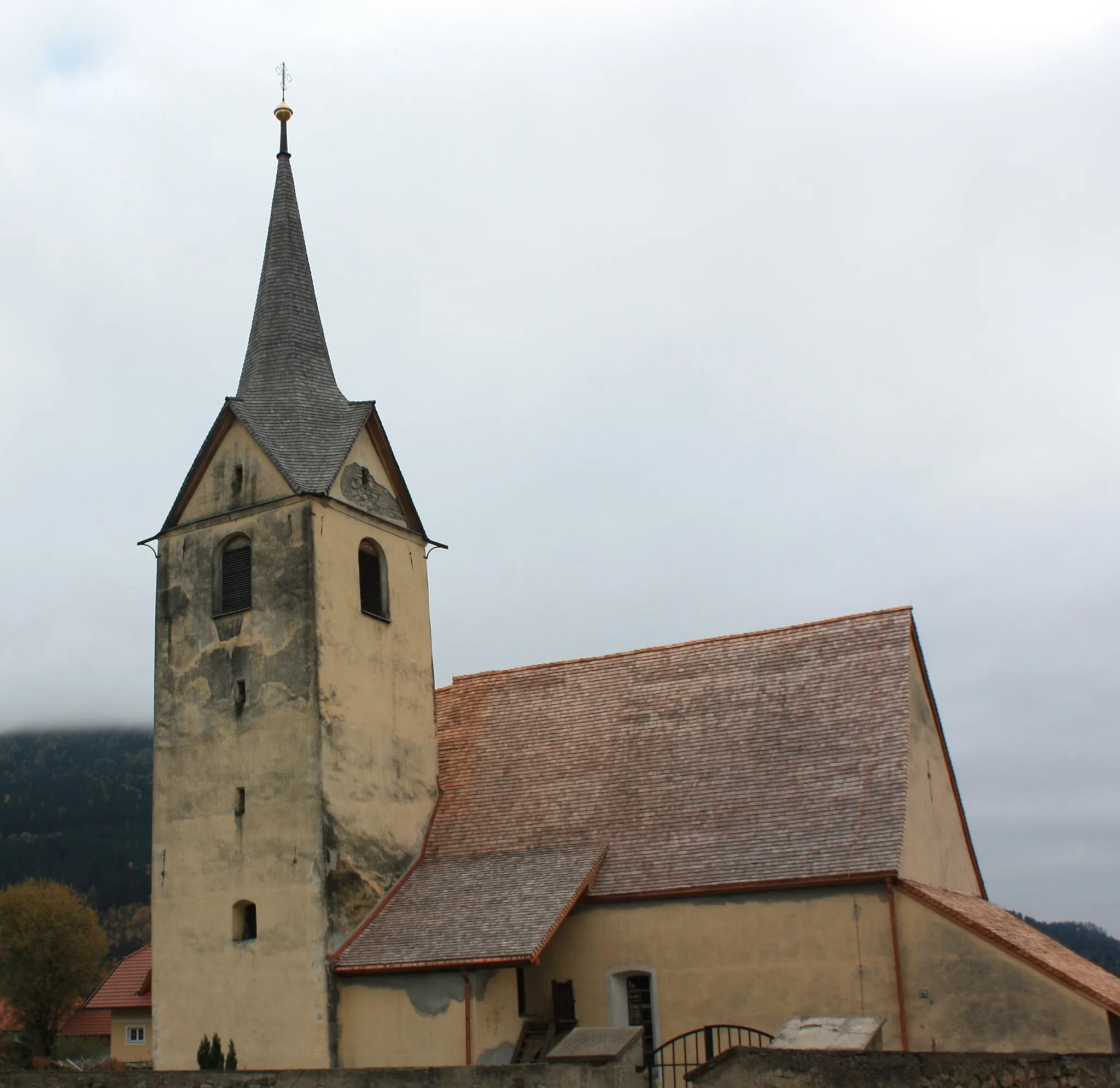 Photo showing: Parish church  Saint Jakobus
Locality: Grafendorf

Community:Friesach