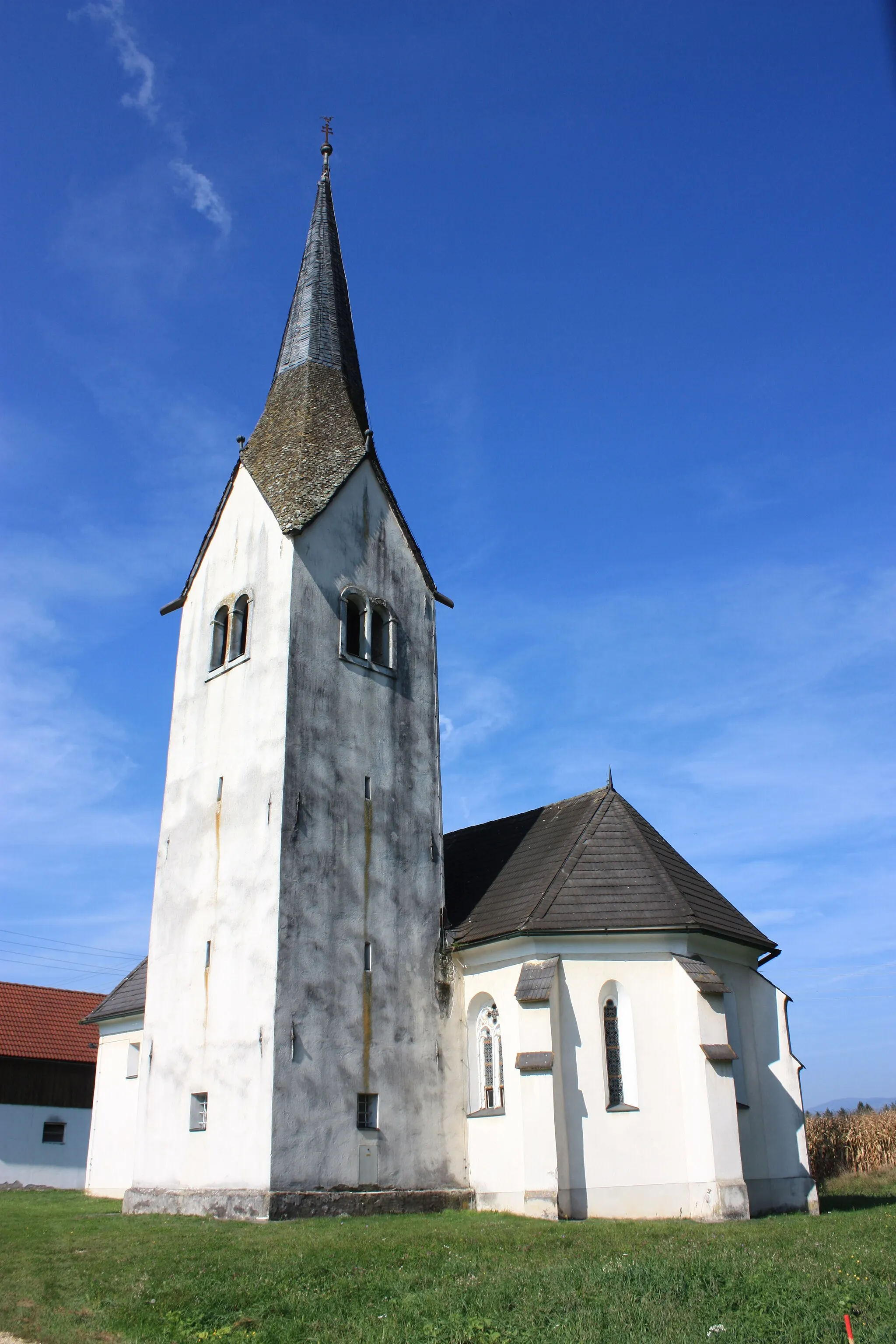 Photo showing: Subsidiary church  Saint Oswald
Locality: Rinkolach/Rinkole

Community:Bleiburg