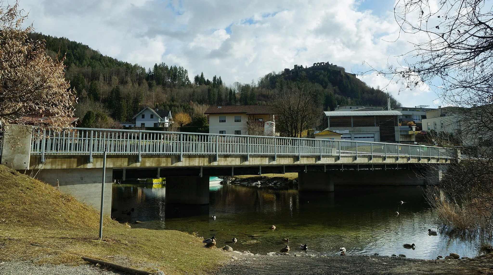 Photo showing: Ossiachersee  Bridge, Year of construction 2009, Villach Landskron, Carinthia, Austria, EU