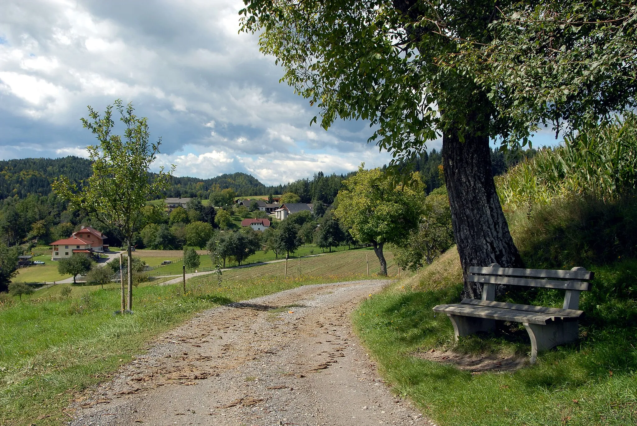 Photo showing: Gazebo in Wurdach, municipality Köttmannsdorf, district Klagenfurt Land, Carinthia, Austria, European Union