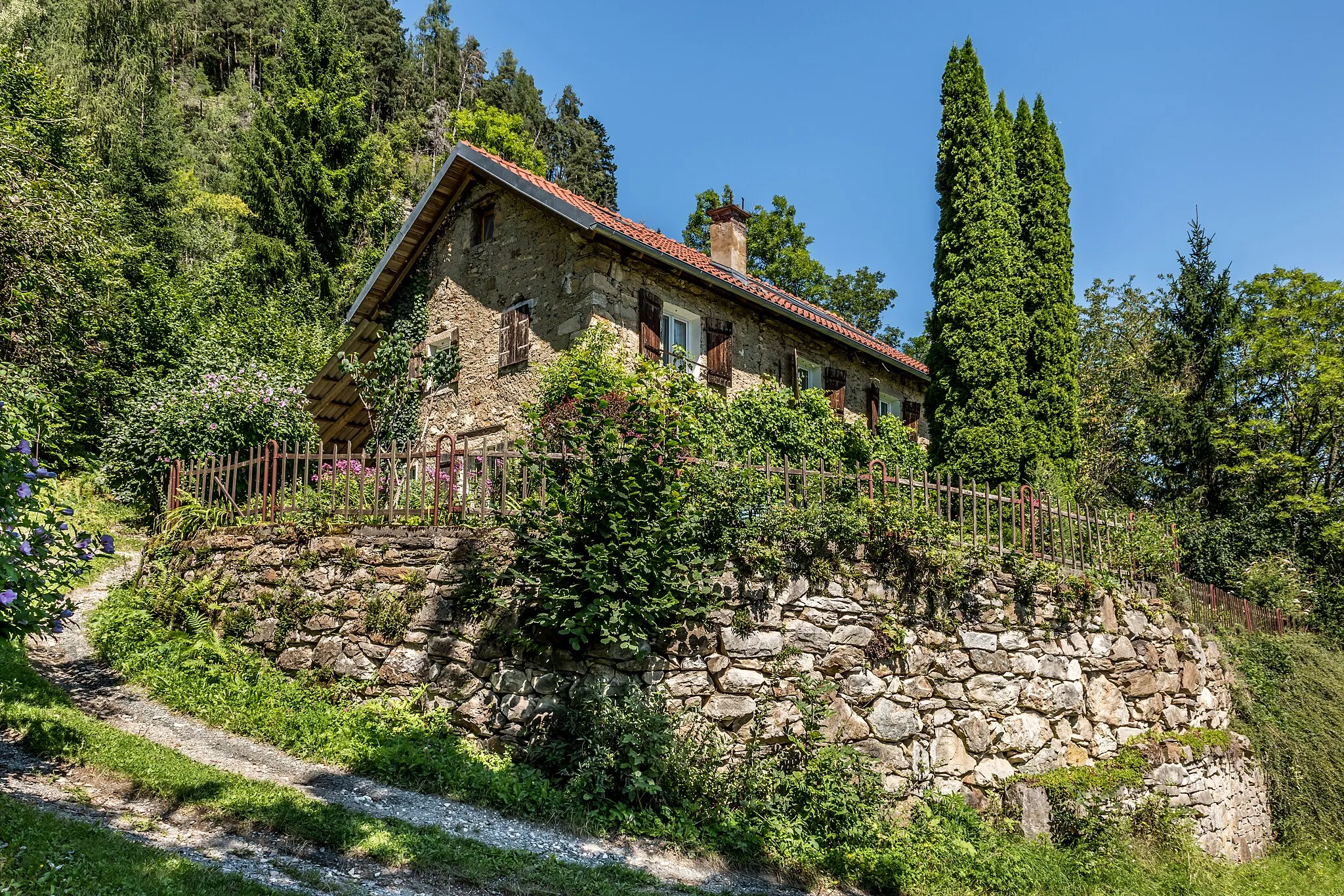 Photo showing: Residential building in Puppitsch #3, municipality Frauenstein, district Sankt Veit, Carinthia, Austria, EU