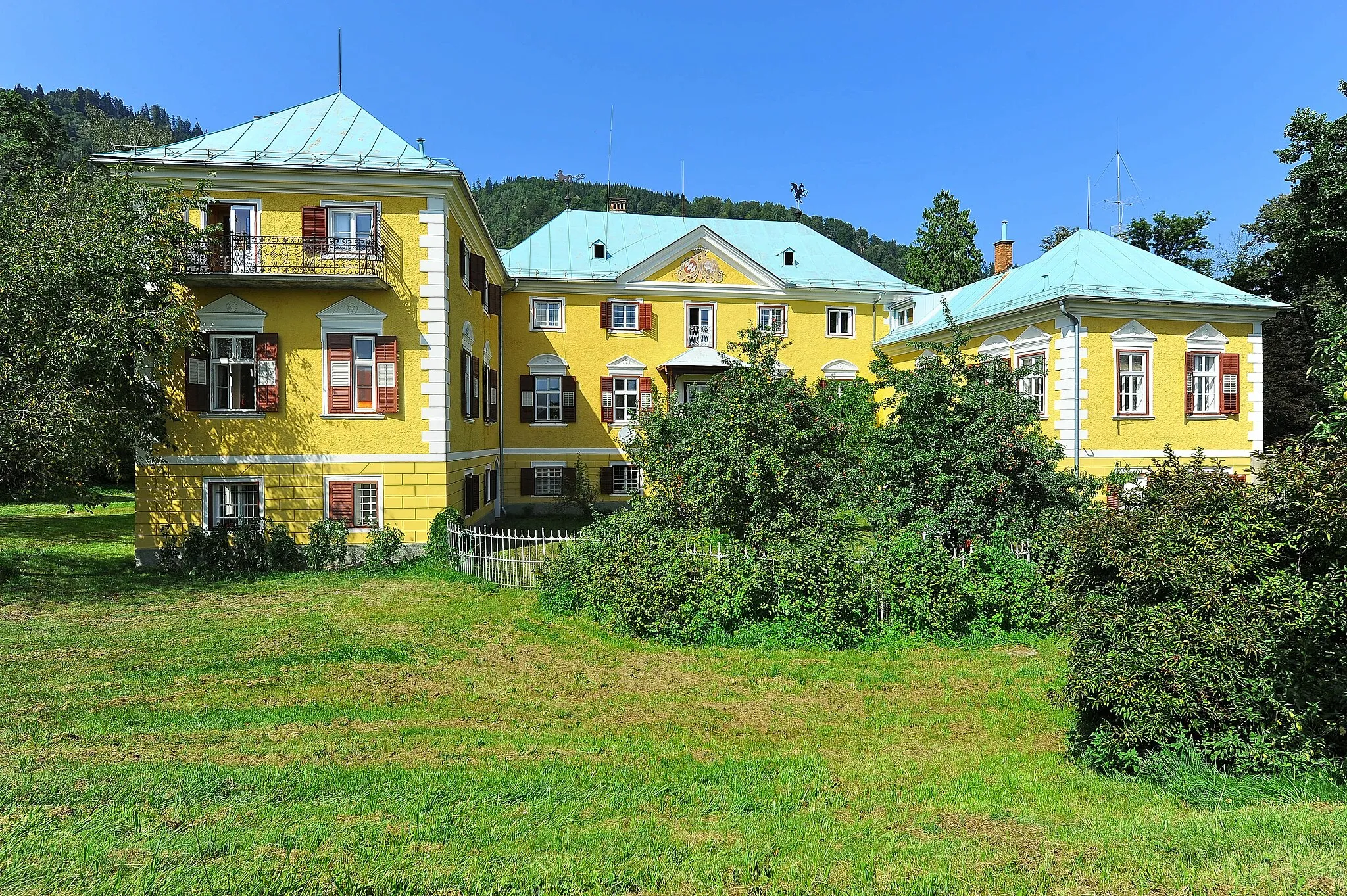 Photo showing: Castle Thalenstein in Unterlinden #9, municipality Völkermarkt, district Voelkermarkt, Carinthia, Austria, EU