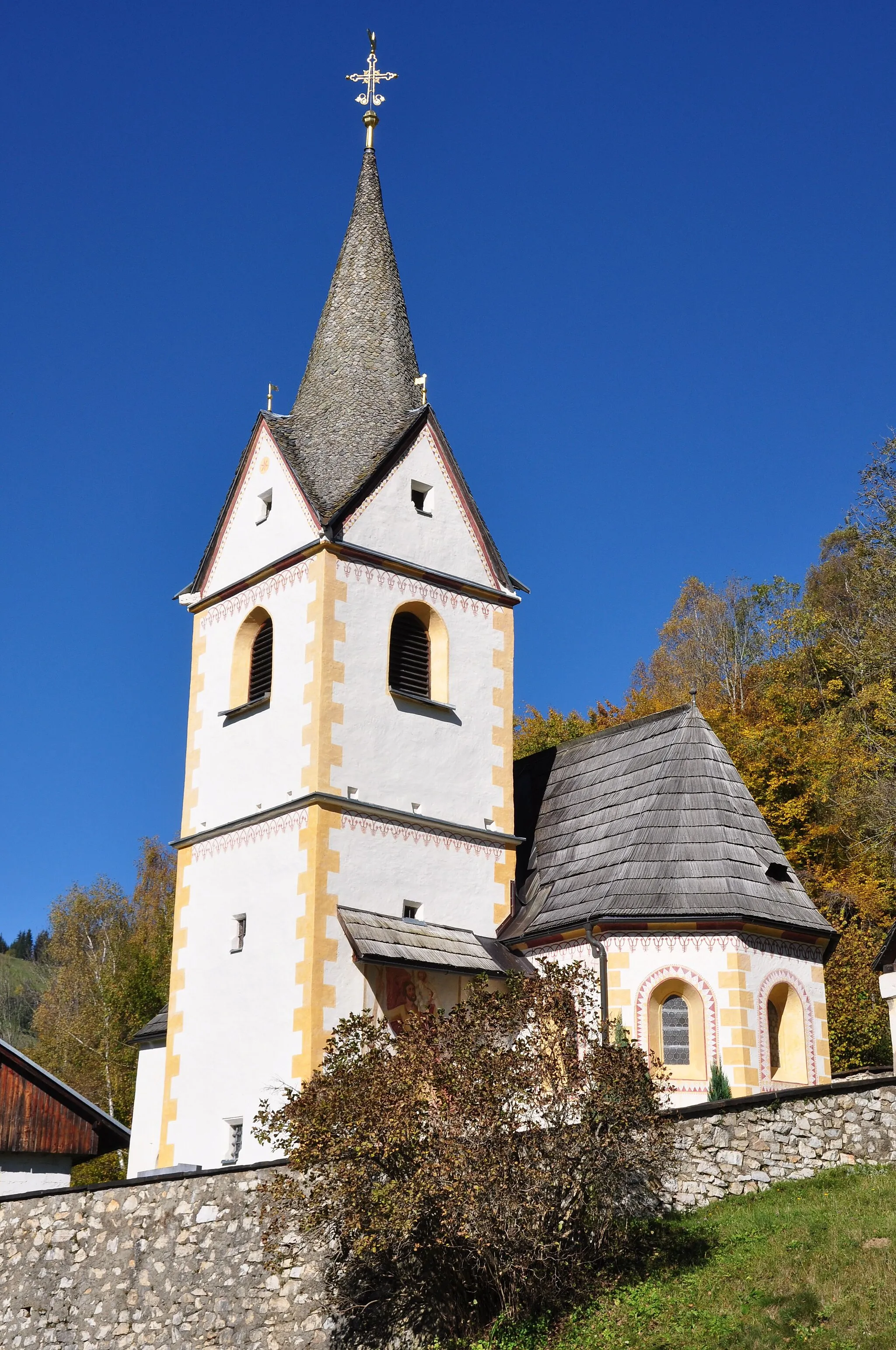 Photo showing: Subsidiary church holy Michael at Michaelerberg, market town Brückl, district Sankt Veit an der Glan, Carinthia, Austria, EU