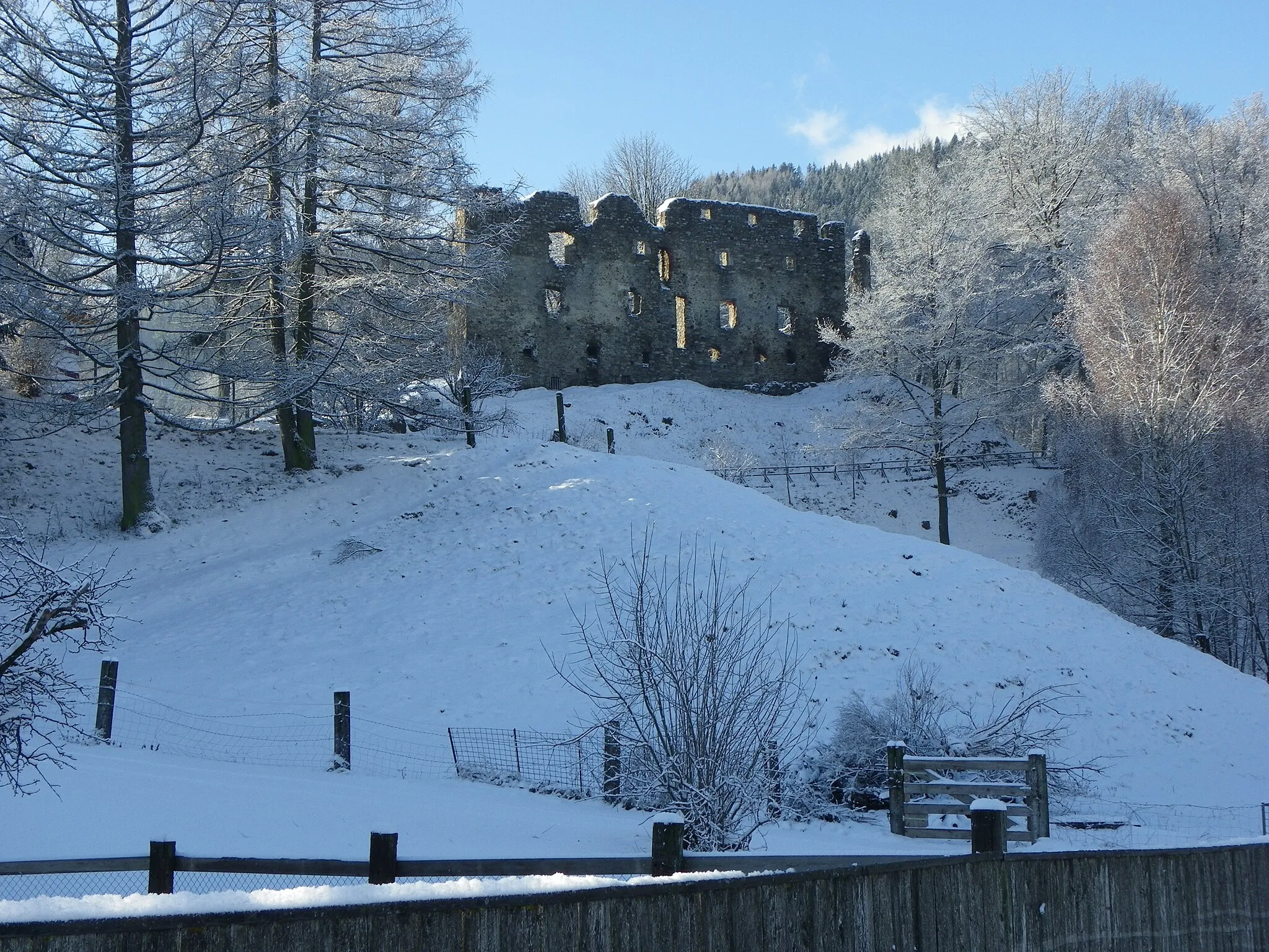 Photo showing: Bad Sankt Leonhard im Lavanttal, Ruine Gomarn