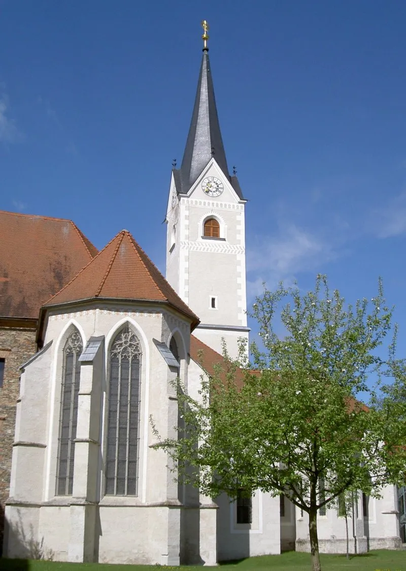 Photo showing: Stiftskirche Viktring: Ostansicht
