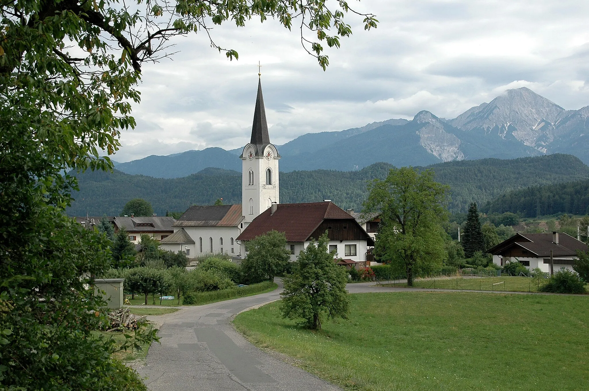 Photo showing: Parish church Saint Margaret in Gottestal, municipality Wernberg, district Villach Land, Carinthia, Austria, EU