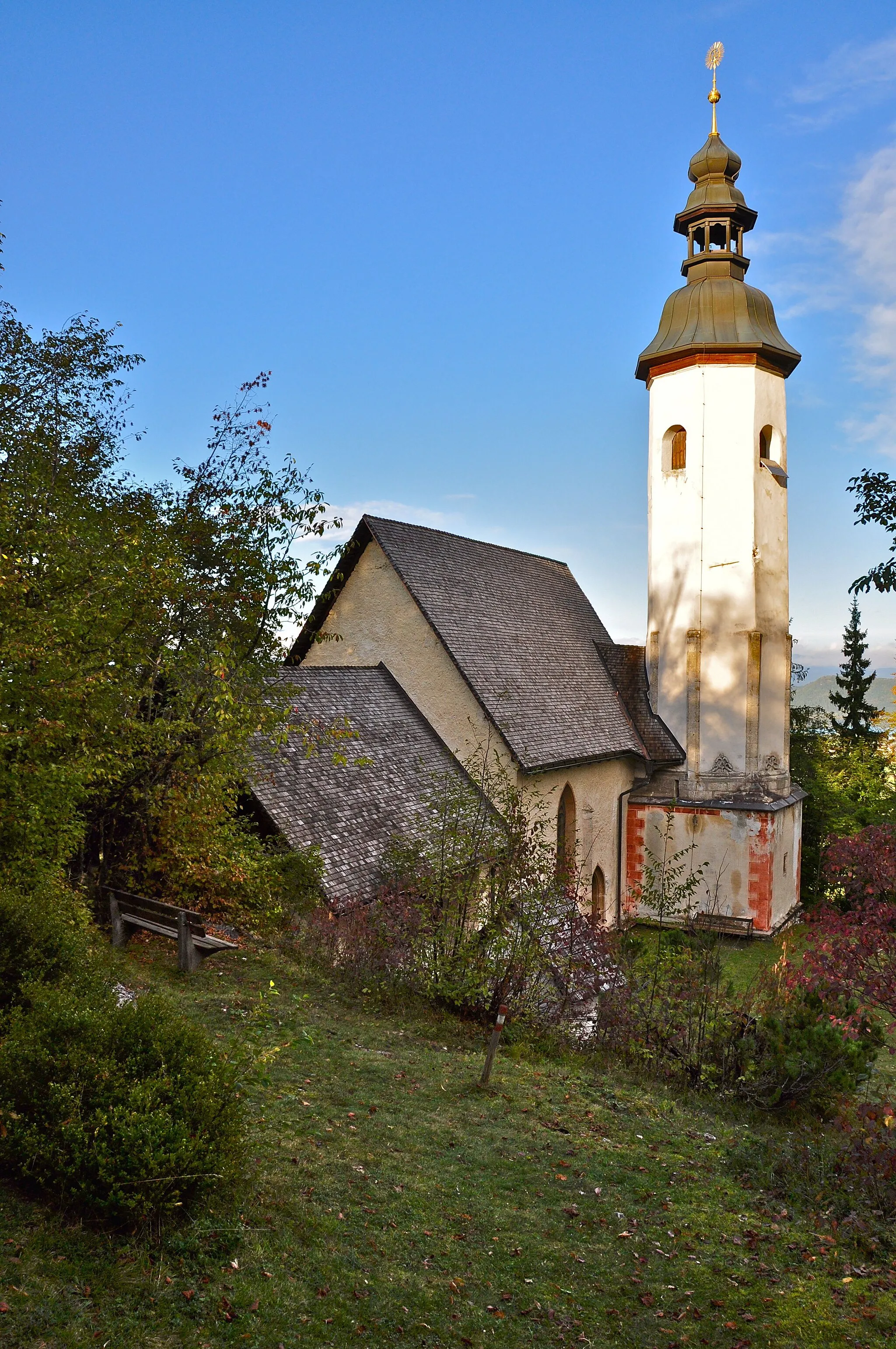 Photo showing: Subsidiary church Saint Cantianus on Kanzianiberg, Goritschach, market town Finkenstein am Faaker See, district Villach Land, Carinthia, Austria, EU