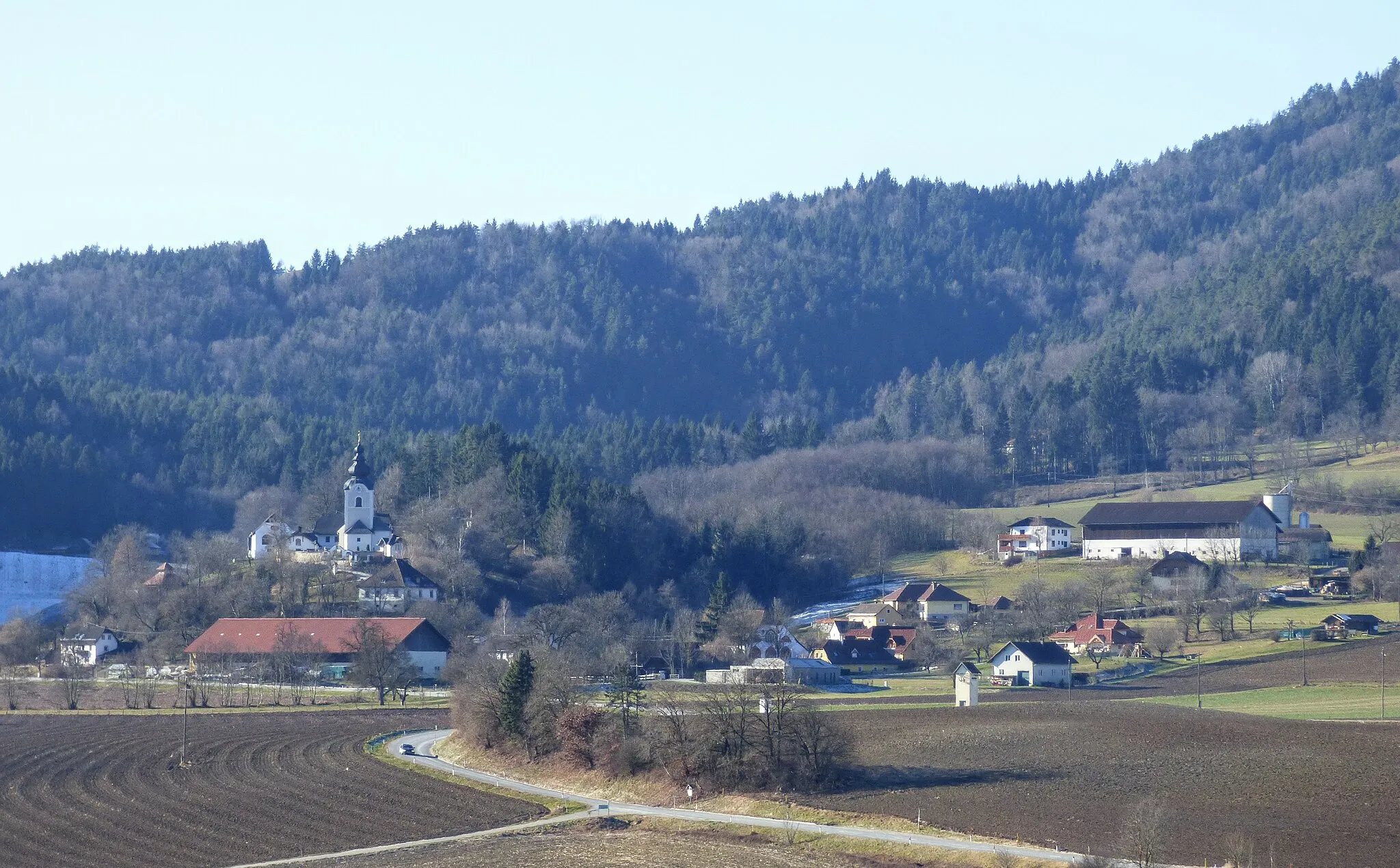 Photo showing: Pörtschach am Berg, Gemeinde Maria Saal (Kärnten)