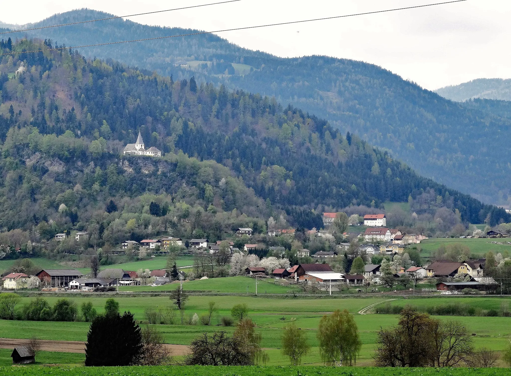 Photo showing: Das Dorf Tiffen (Steindorf)