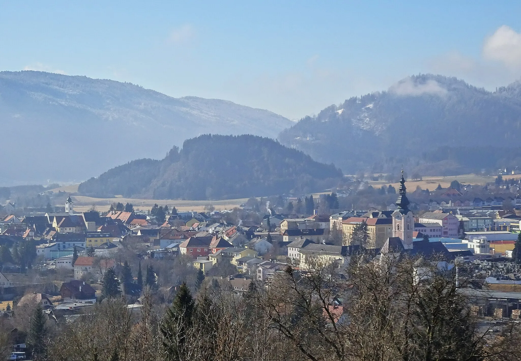 Photo showing: Der Galgenbühel im Westen von Feldkirchen in Kärnten