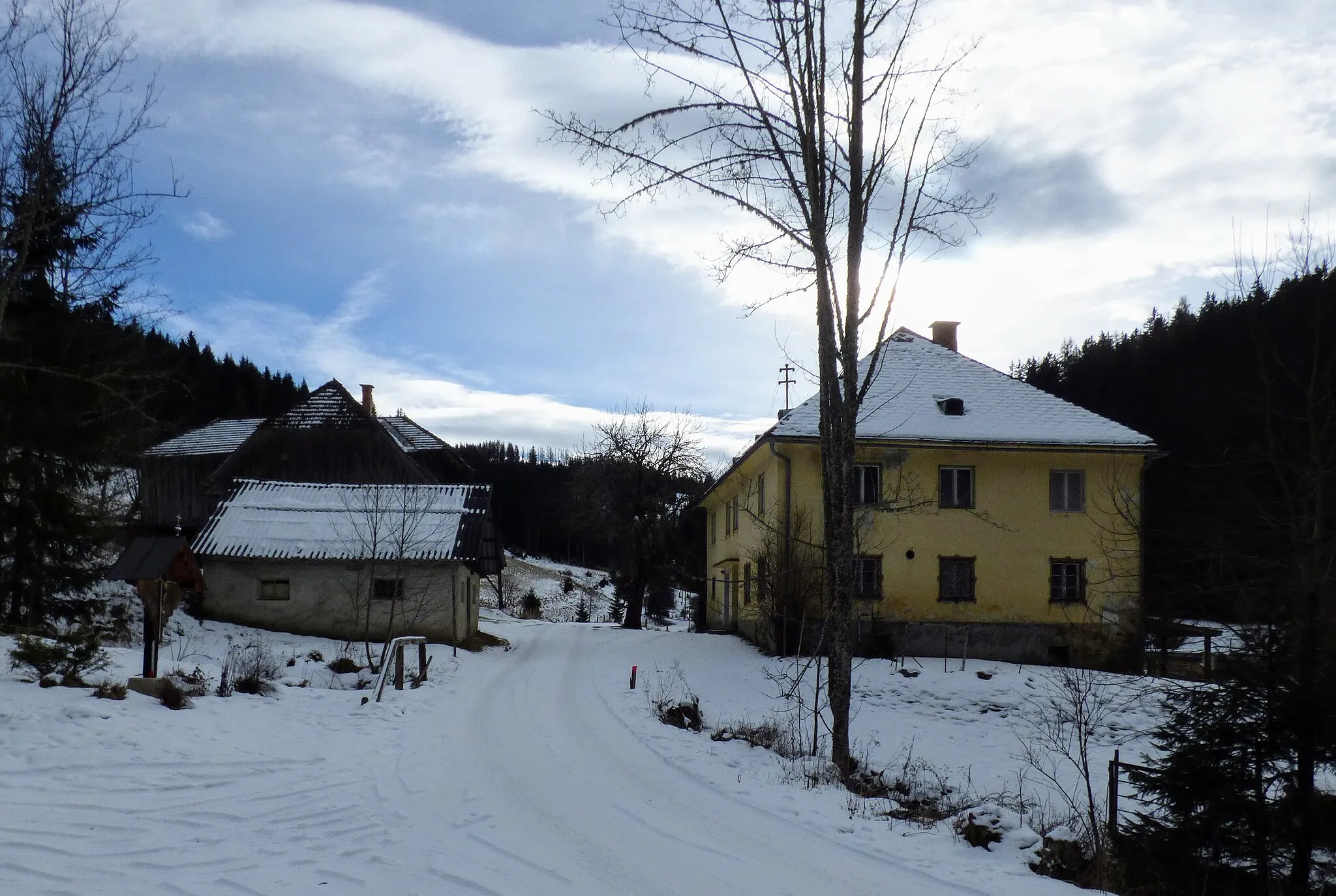 Photo showing: Hanzlhof, Rüggen 11, Gemeinde Eberstein (Kärnten)