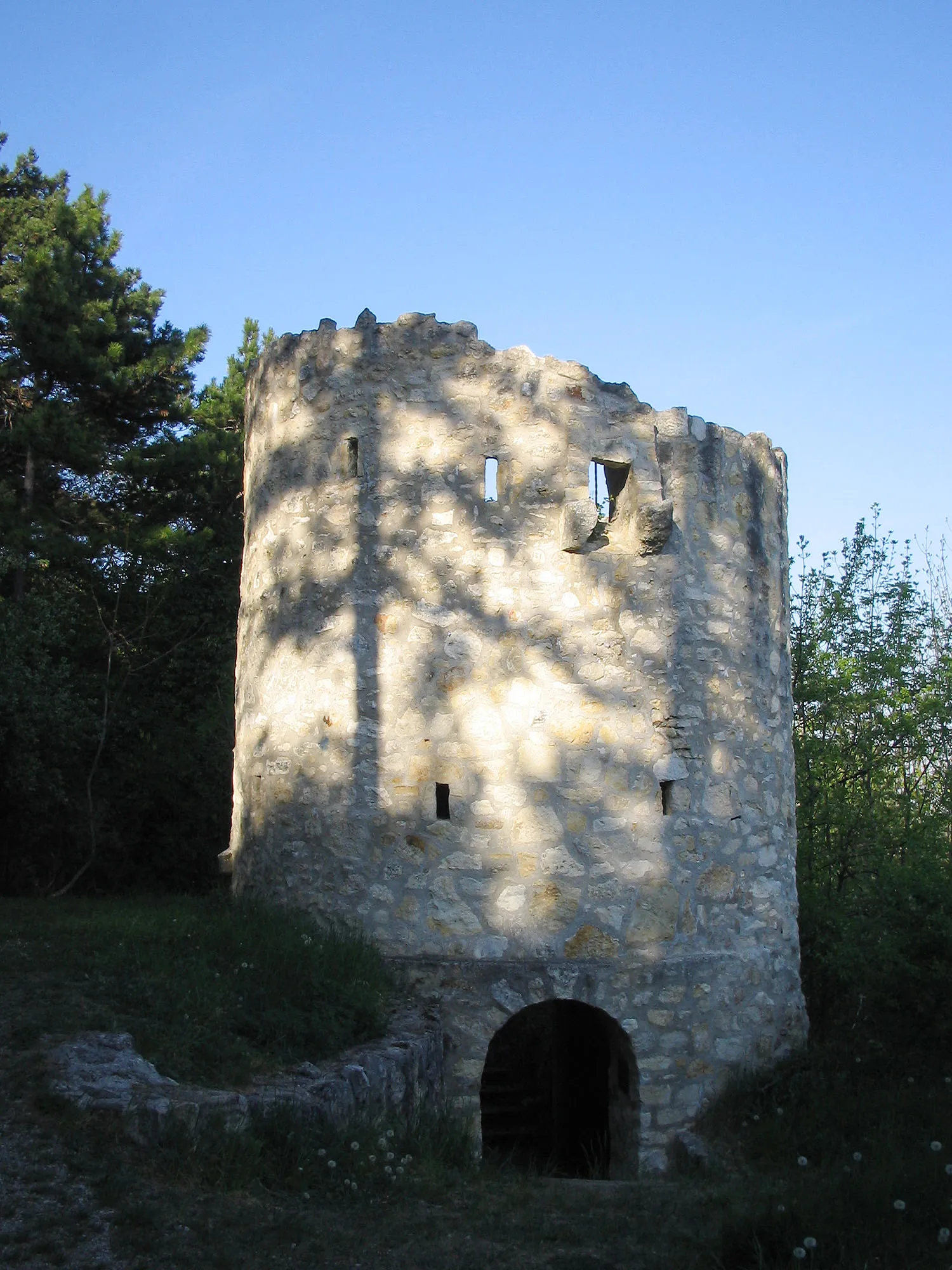 Photo showing: Hoehlturm in Woellersdorf in der Nachmittagssonne

This media shows the protected monument with the number 27381 in Austria. (Commons, de, Wikidata)