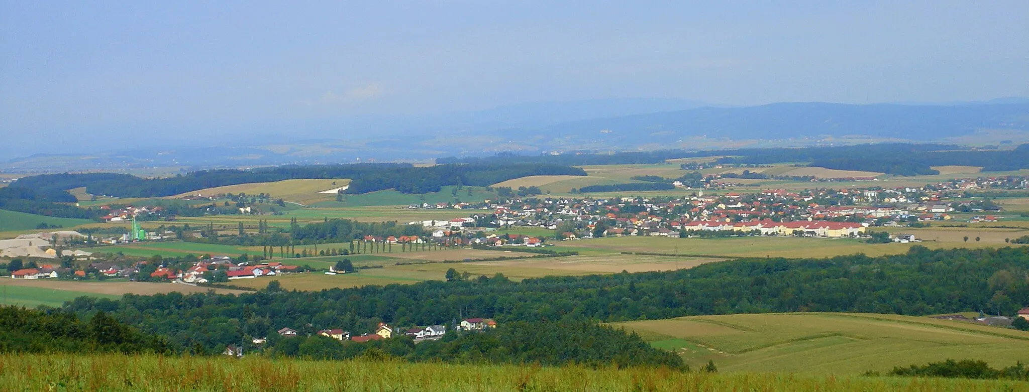 Photo showing: de:Sankt Georgen am Steinfelde von der Reith aus
