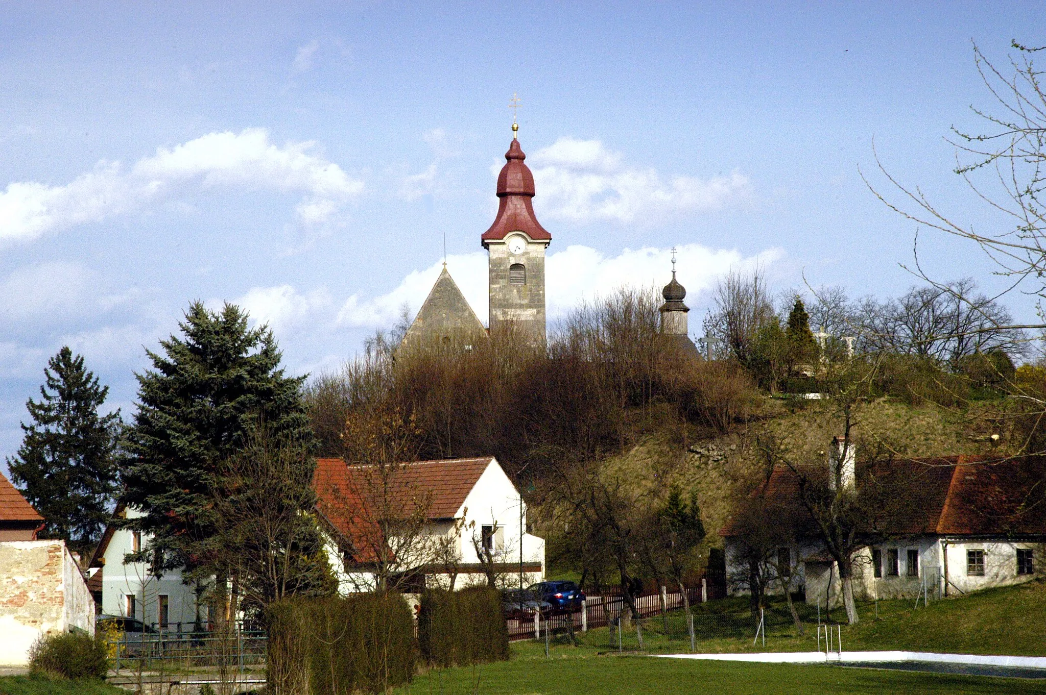 Photo showing: Auf dem Burgberg in Kühnring befand sich die Stammburg der Kuenringer