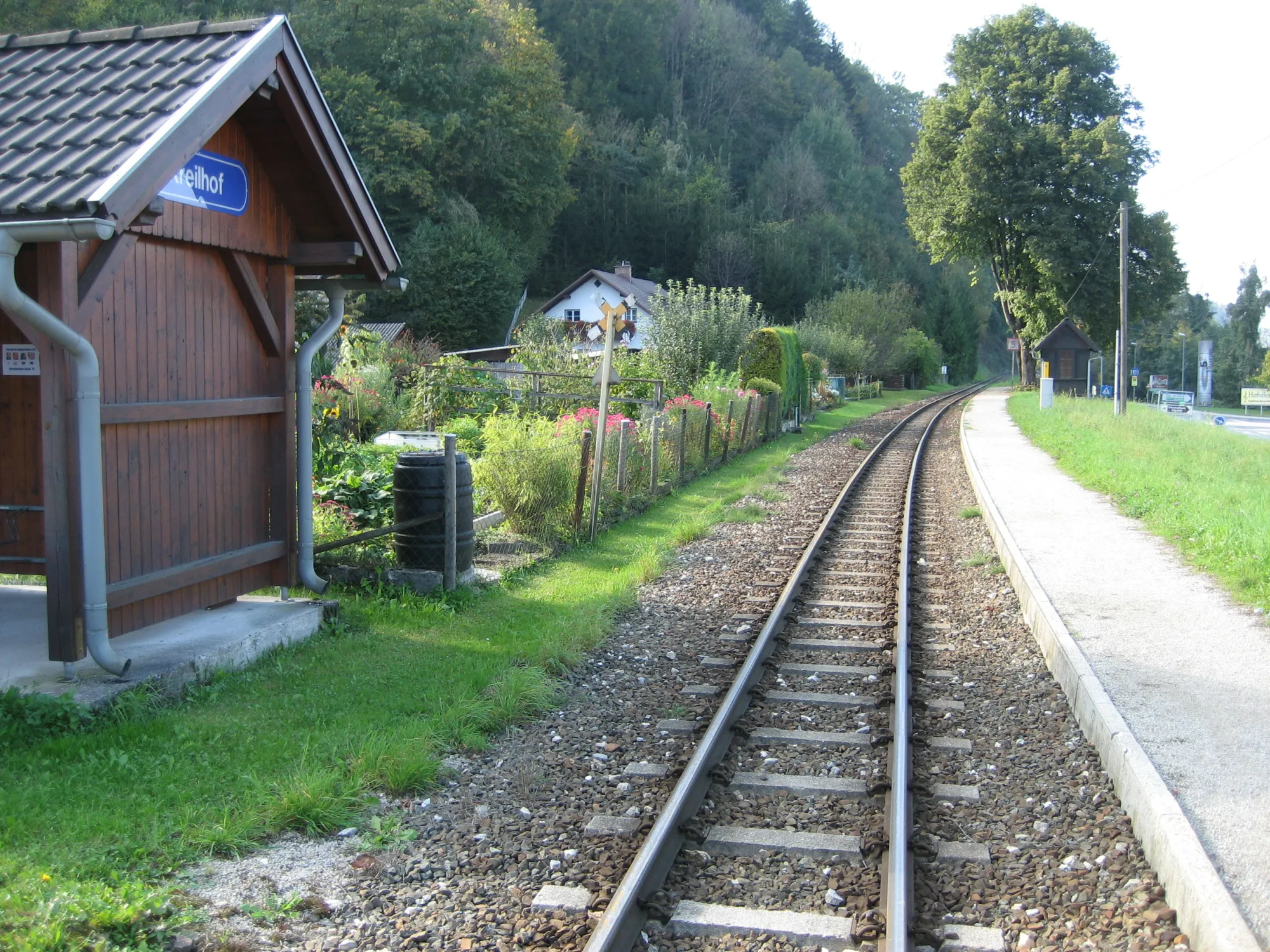 Photo showing: Kreilhof train station in Lower Austria