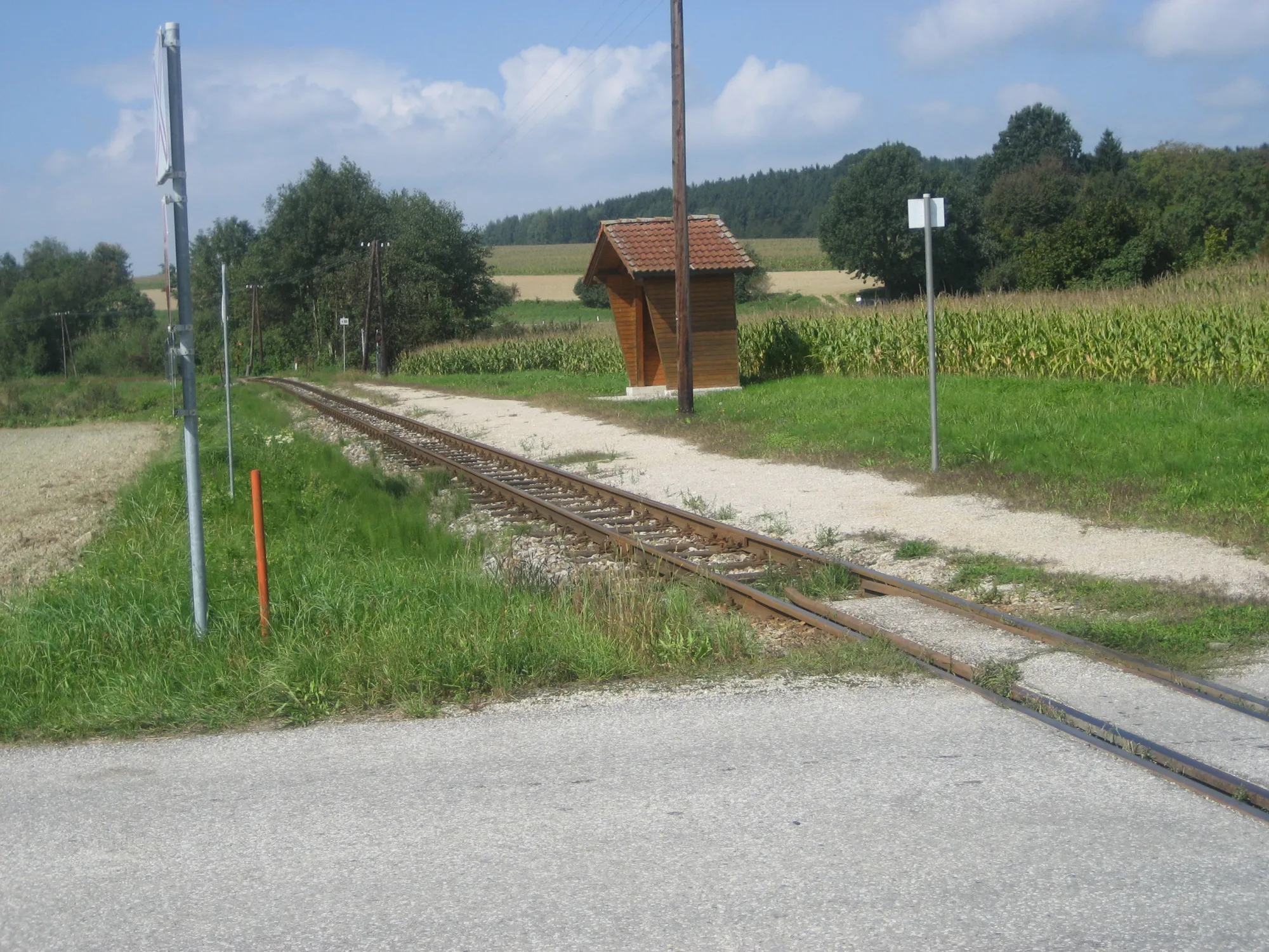 Photo showing: Heinrichsberg train station in Lower Austria
