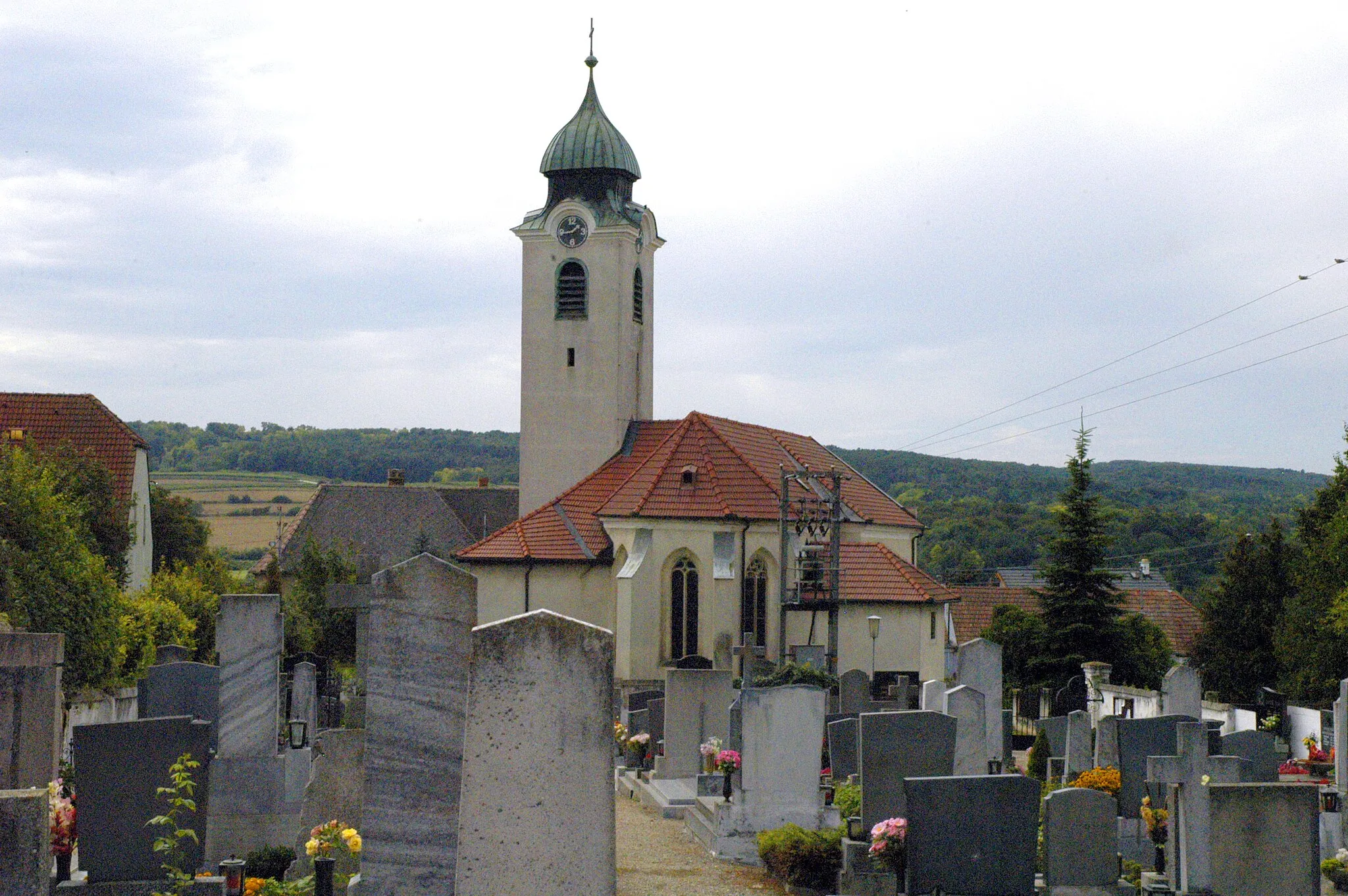 Photo showing: Pfarrkirche heiliger Thomas in Großwetzdorf, Gemeinde Heldenberg